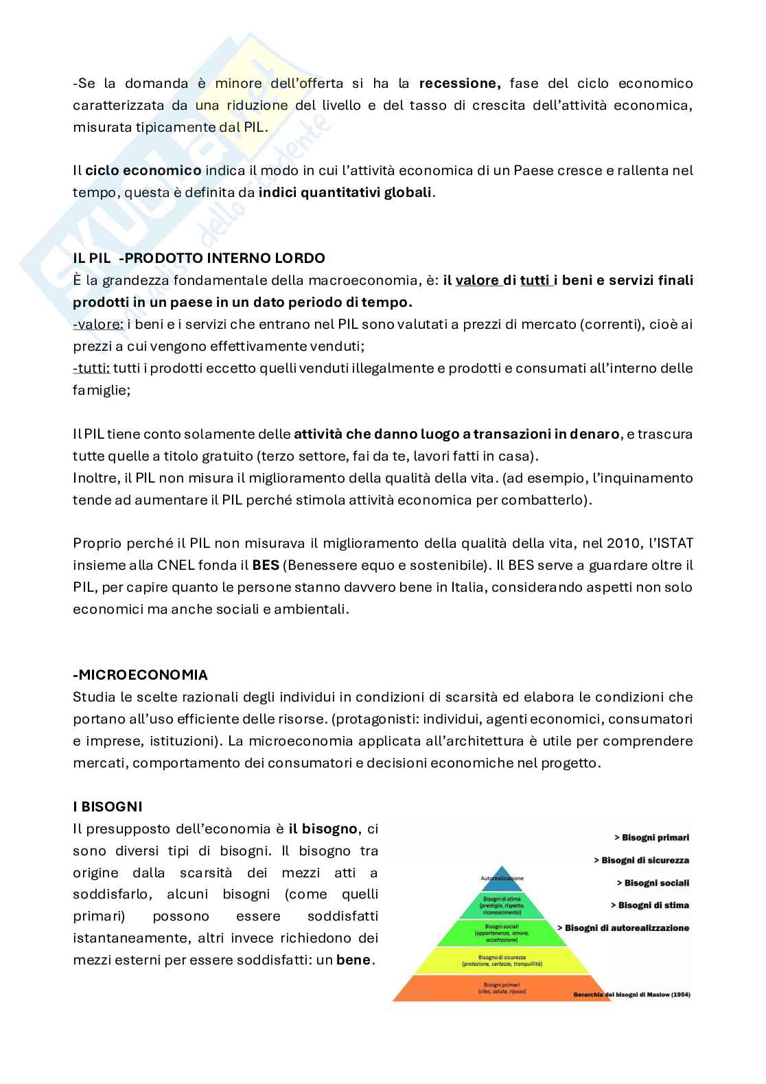 Appunti completi di Fondamenti di estimo ed economia per l'edilizia Pag. 2