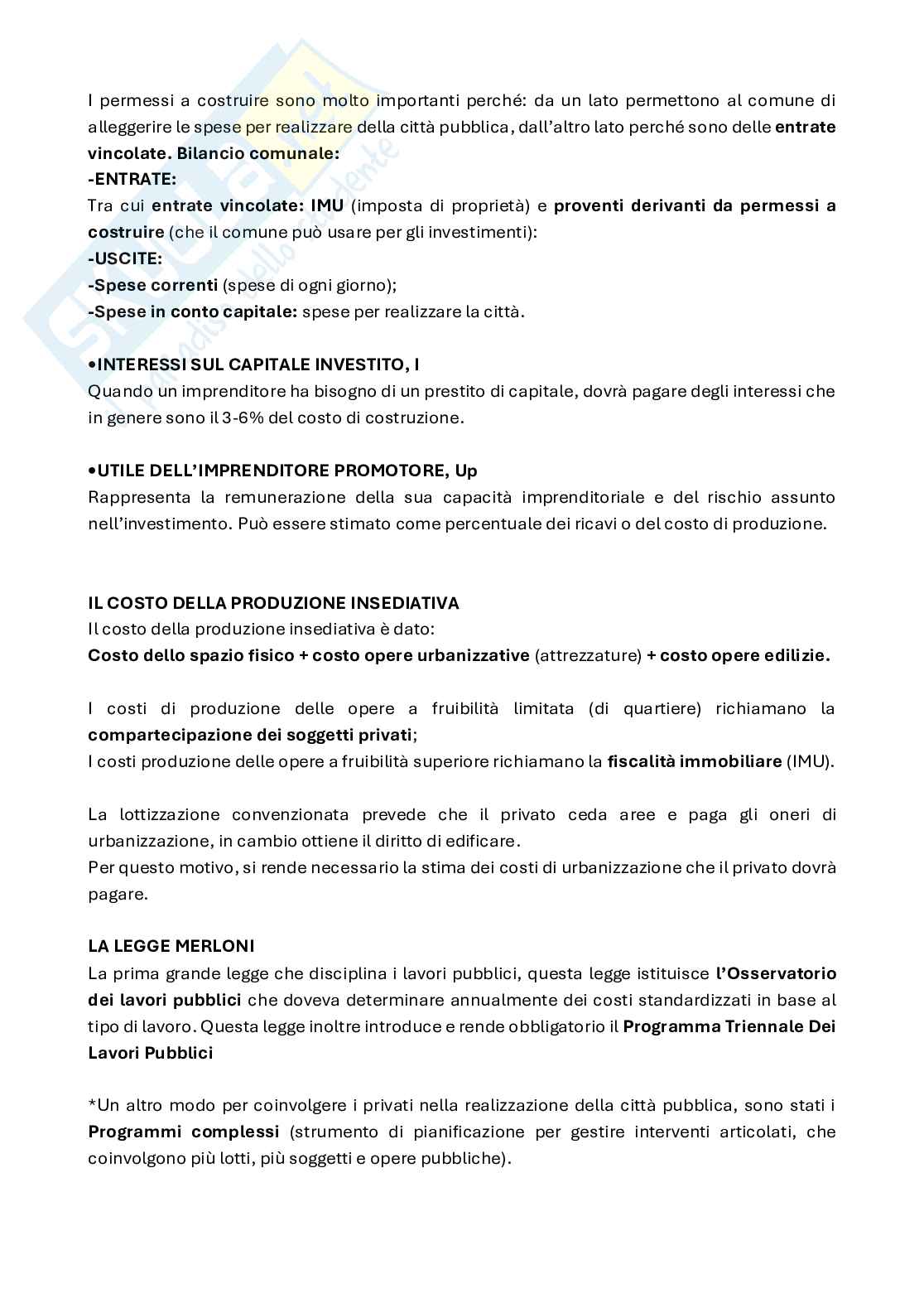 Appunti completi di Fondamenti di estimo ed economia per l'edilizia Pag. 31
