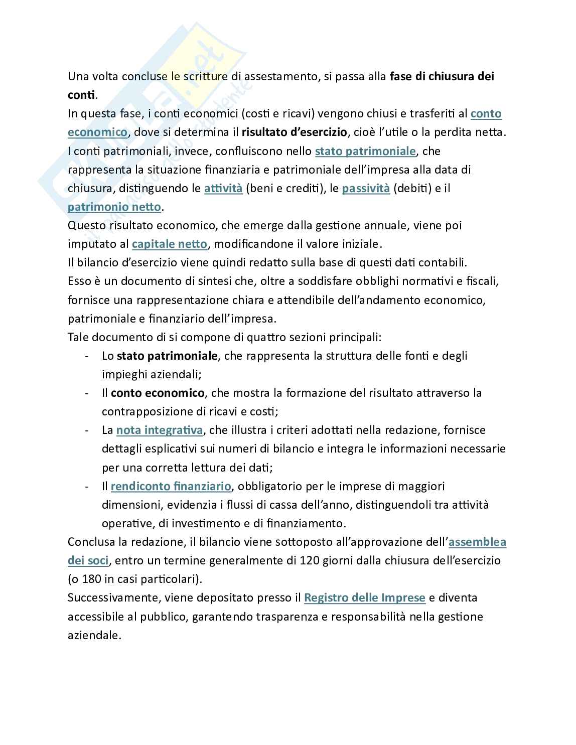Bilancio e analisi economico-finanziaria - Teoria, parte 0 - Introduzione al bilancio Pag. 2