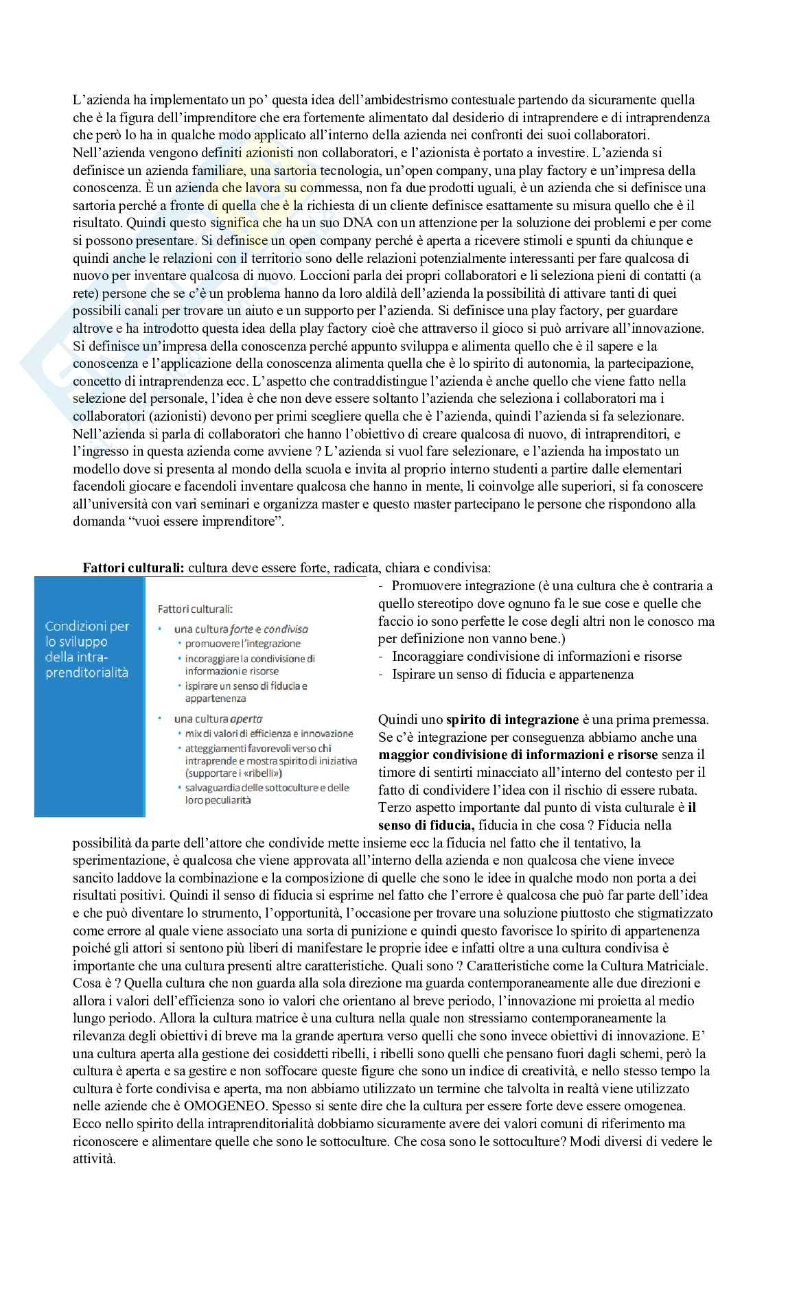 Appunti di Imprenditorialità e leadership Pag. 46