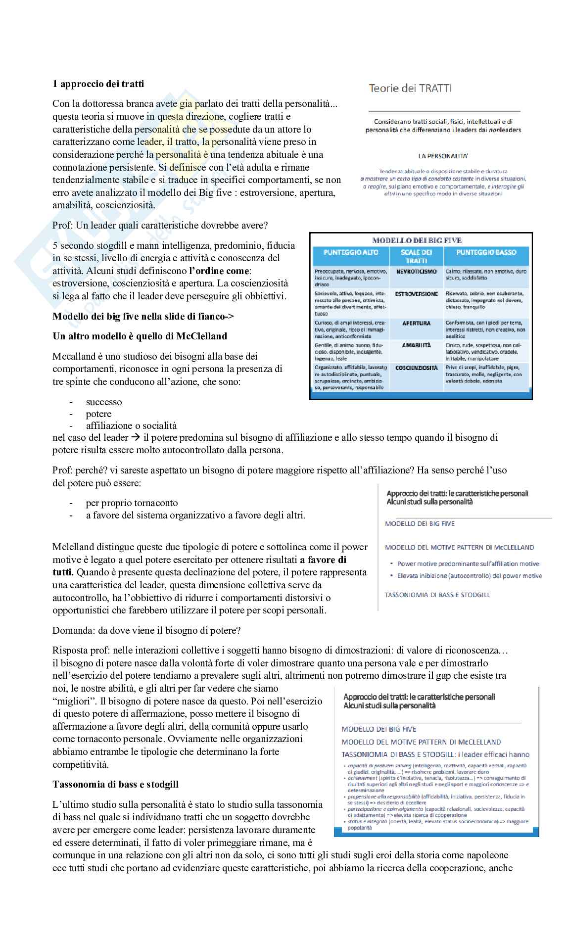 Appunti di Imprenditorialità e leadership Pag. 61