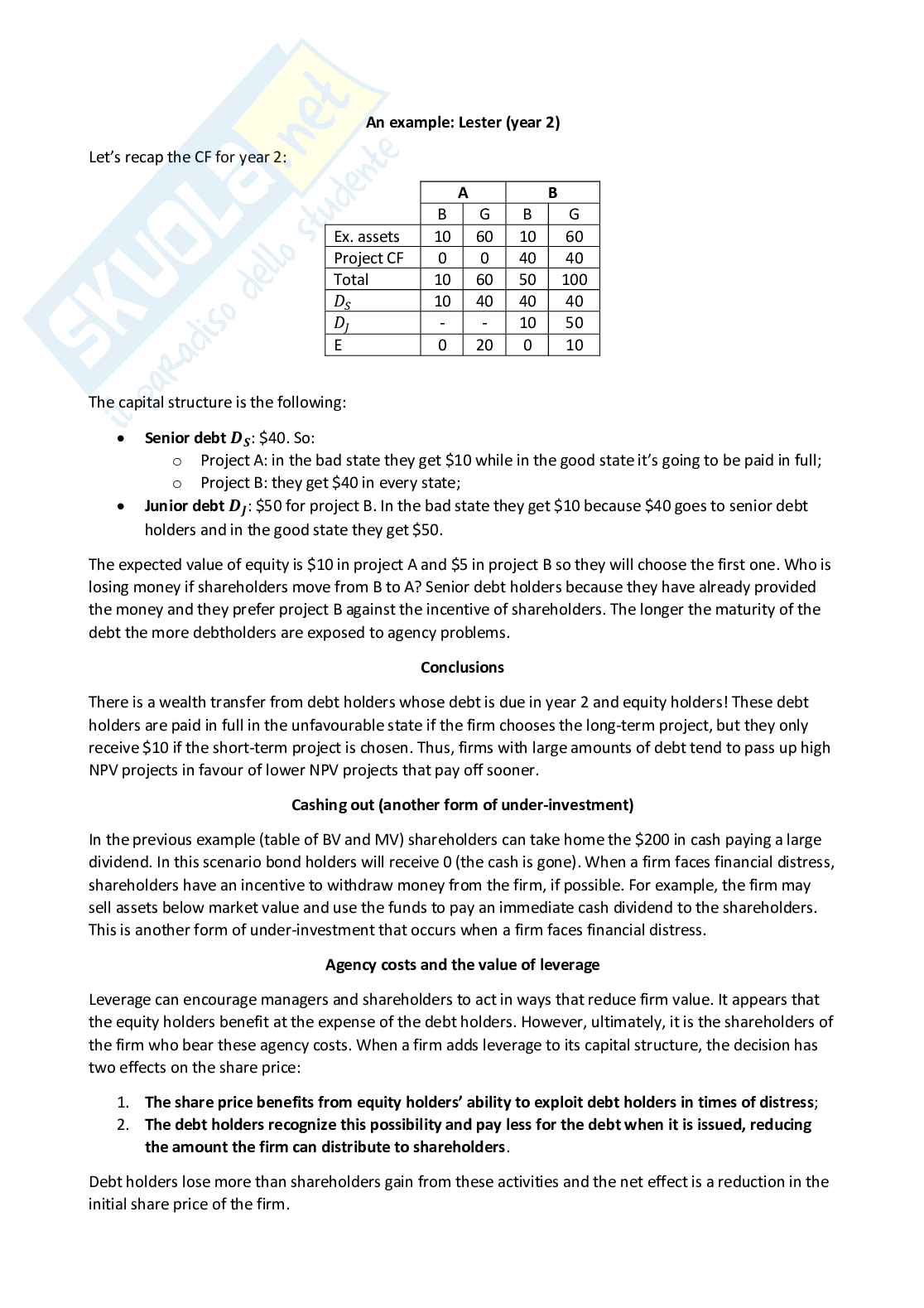 Corporate finance - Appunti completi (ENG) Pag. 11