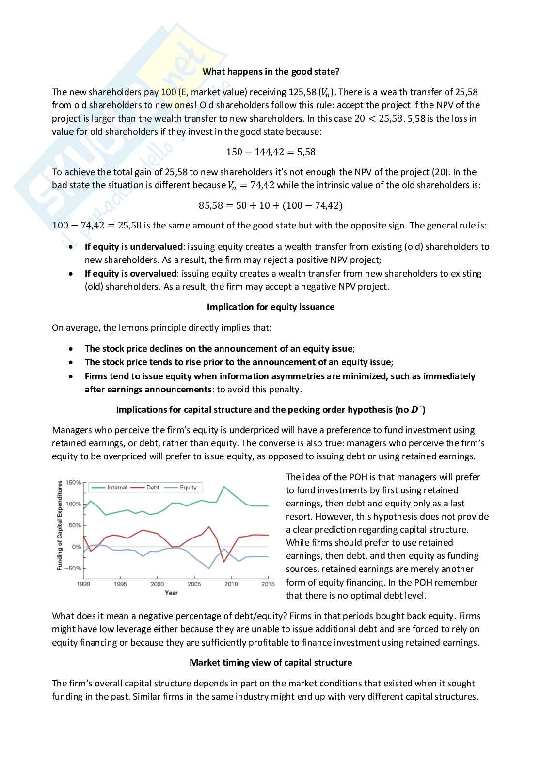 Corporate finance - Appunti completi (ENG) Pag. 21