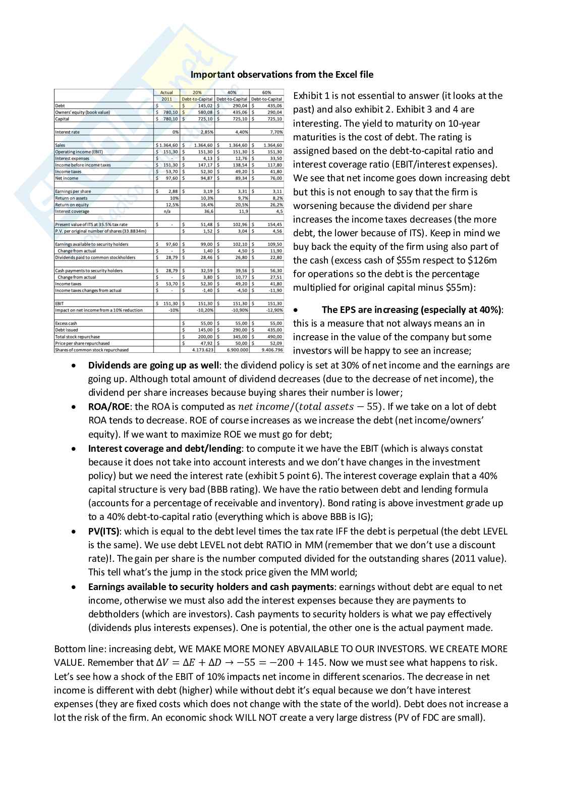 Corporate finance - Appunti completi (ENG) Pag. 51