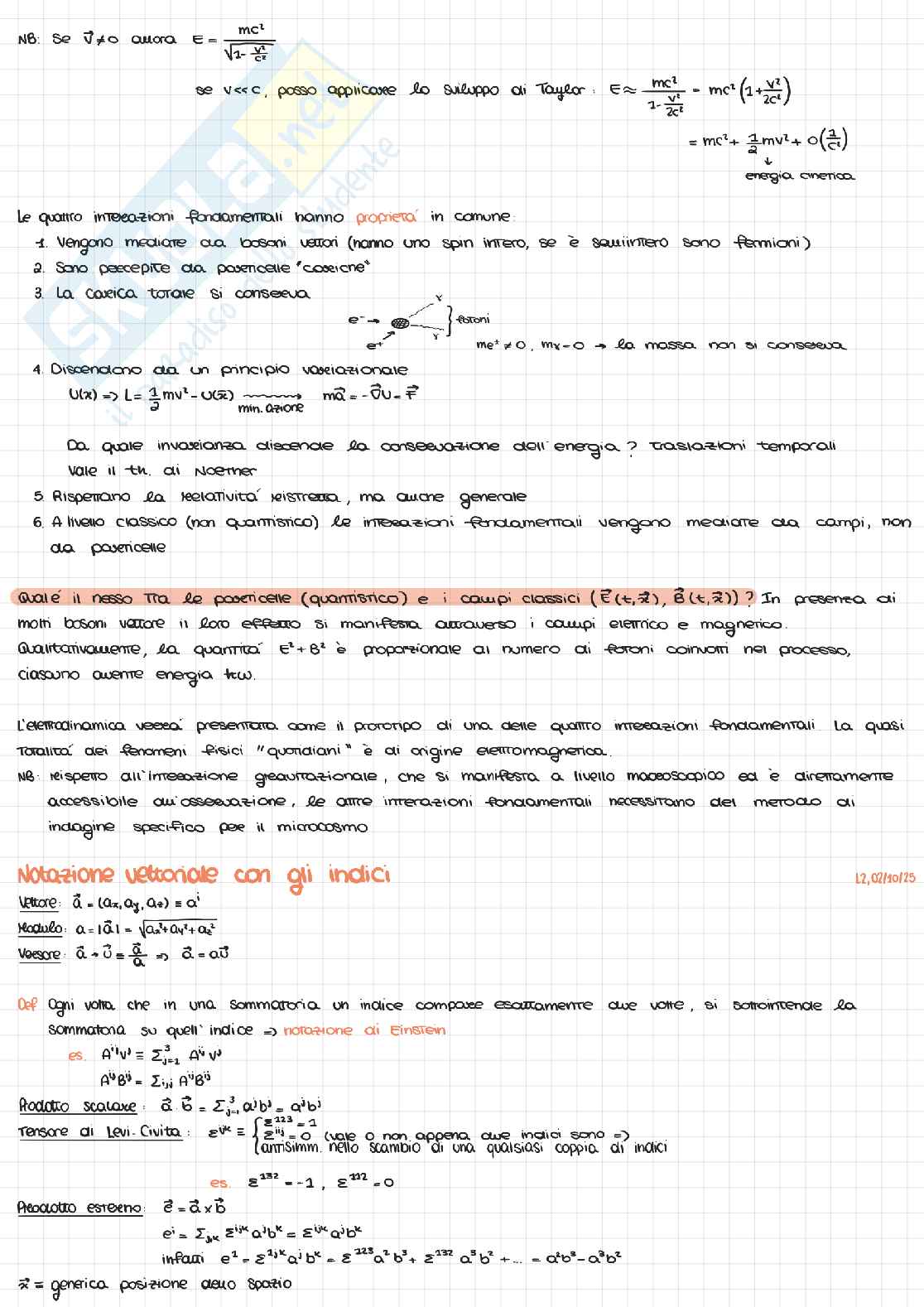 Prima parte appunti Fisica 2 Pag. 2