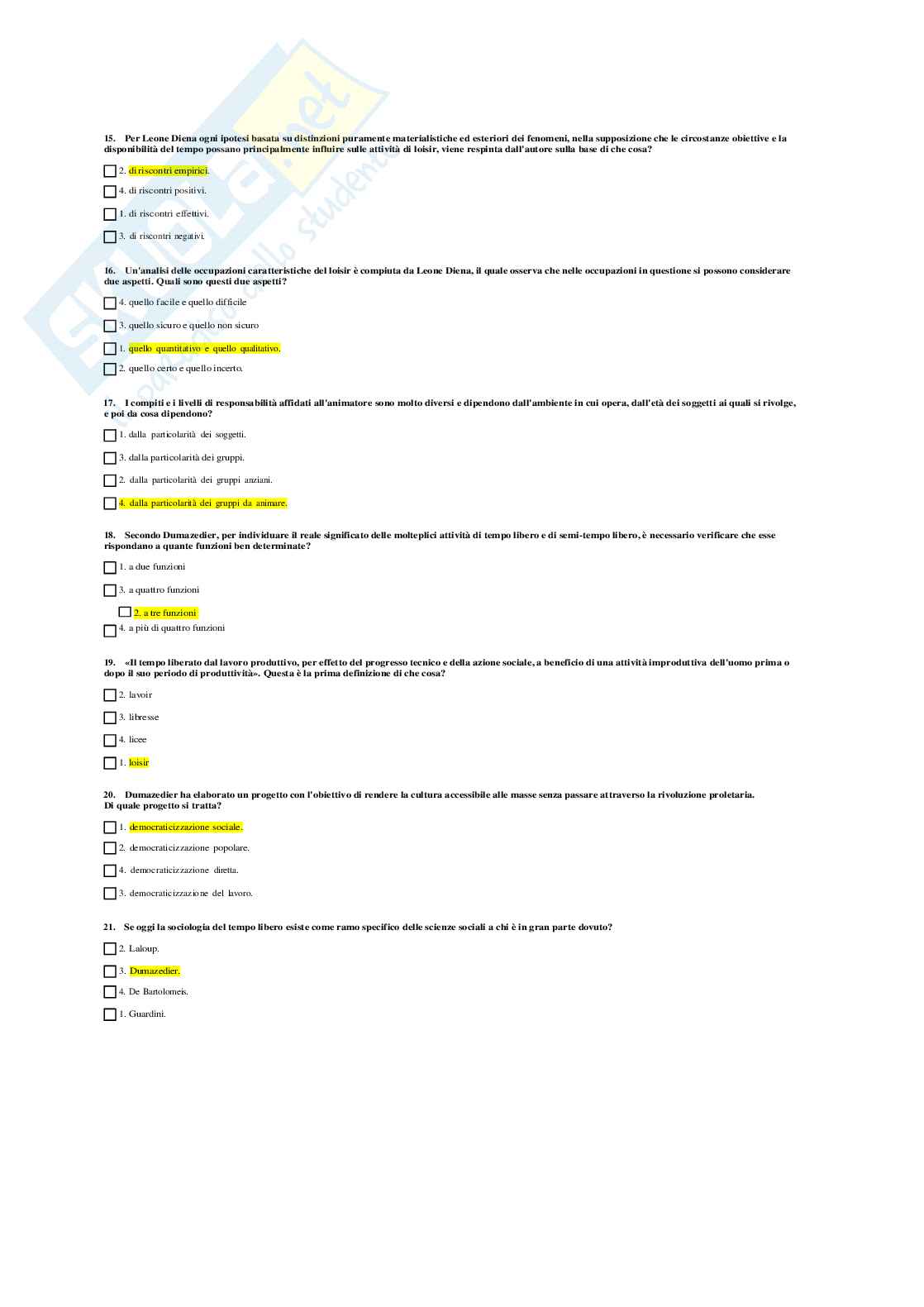 Educazione permanente negli adulti Pag. 6