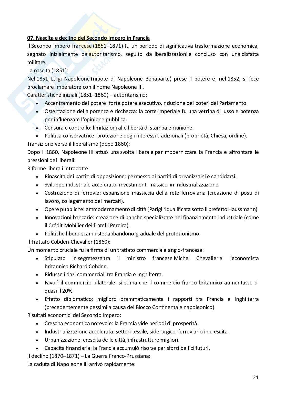 Storia economica – Paniere risposte aperte completo (135) – A.A. 2025/2026 Pag. 21