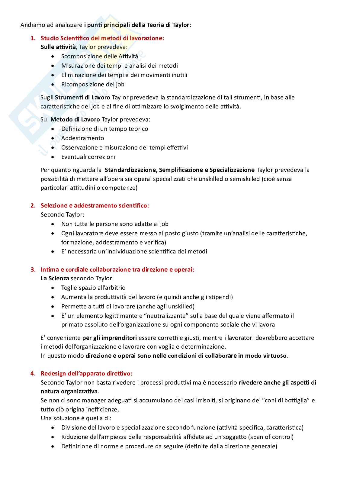 Sistemi organizzativi, parte 2 - L'evoluzione delle teorie organizzative Pag. 2