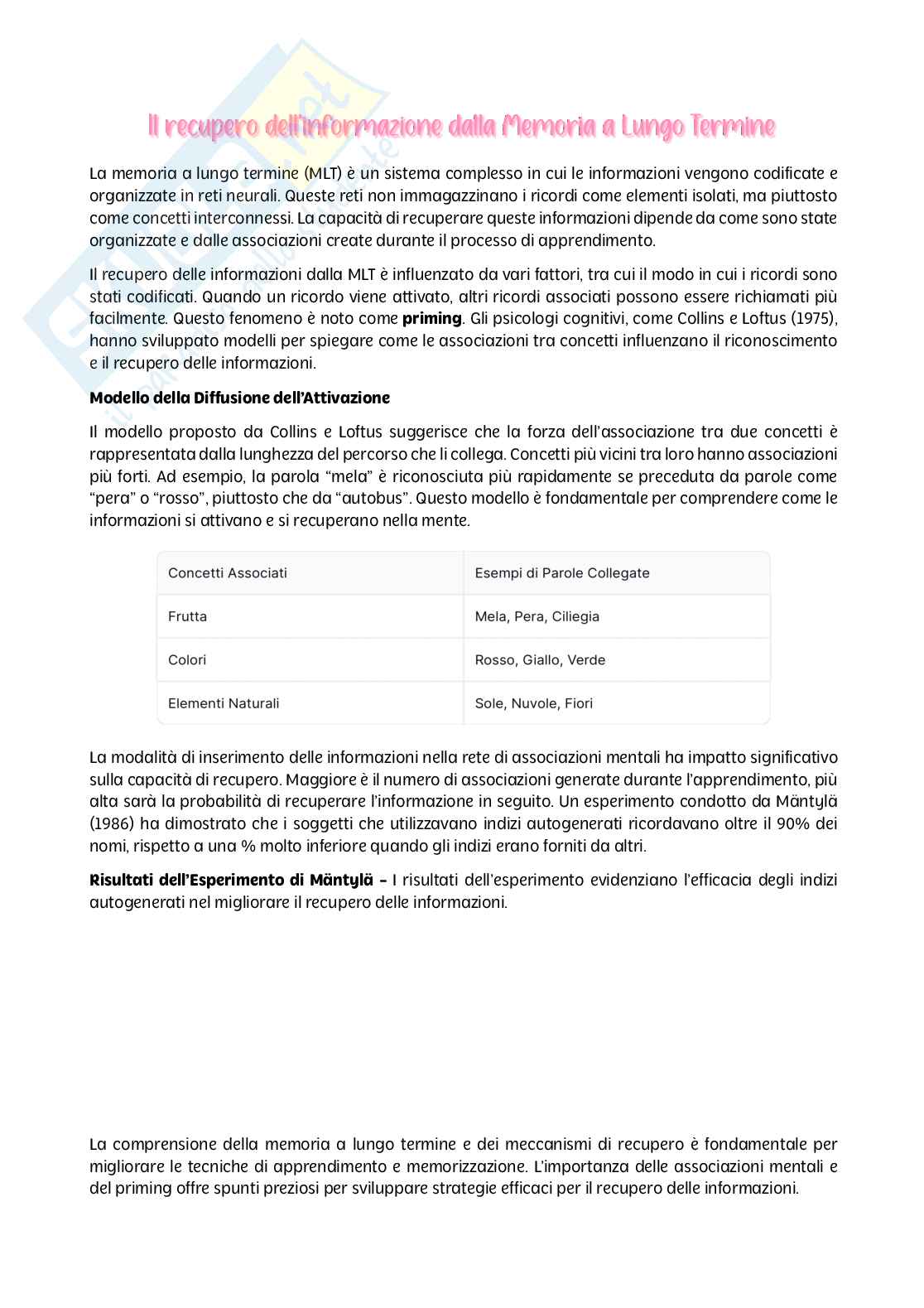 Psicologia dei processi - parte II Pag. 21