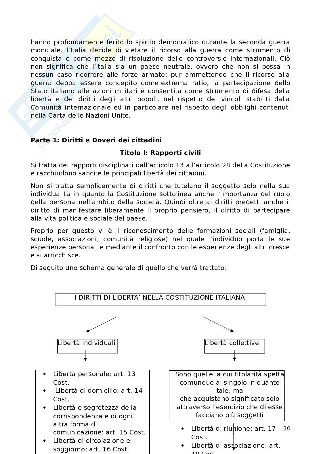 Libertà e diritti umani tesina Pag. 16