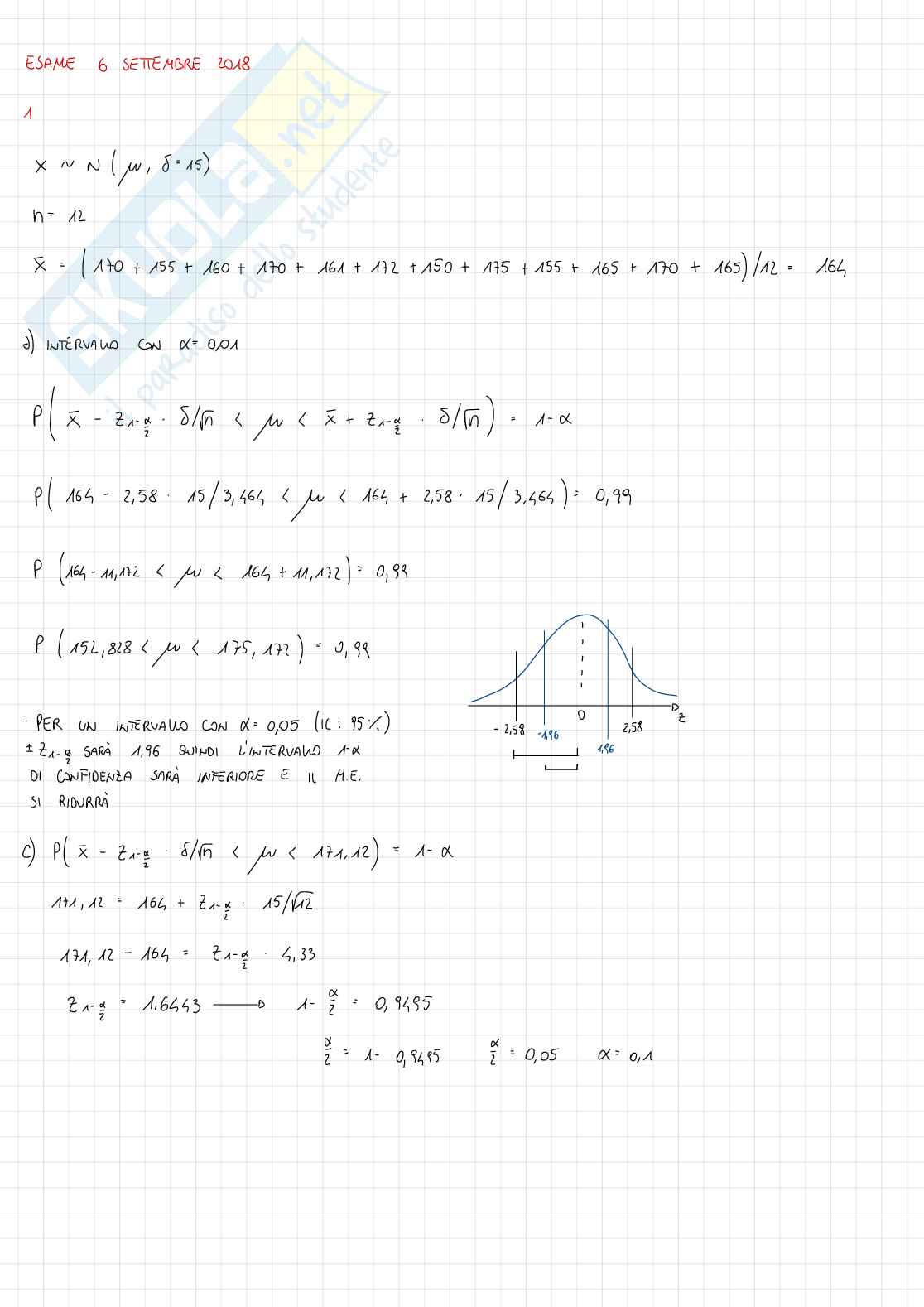 Esami Statistica Aziendale Pag. 21