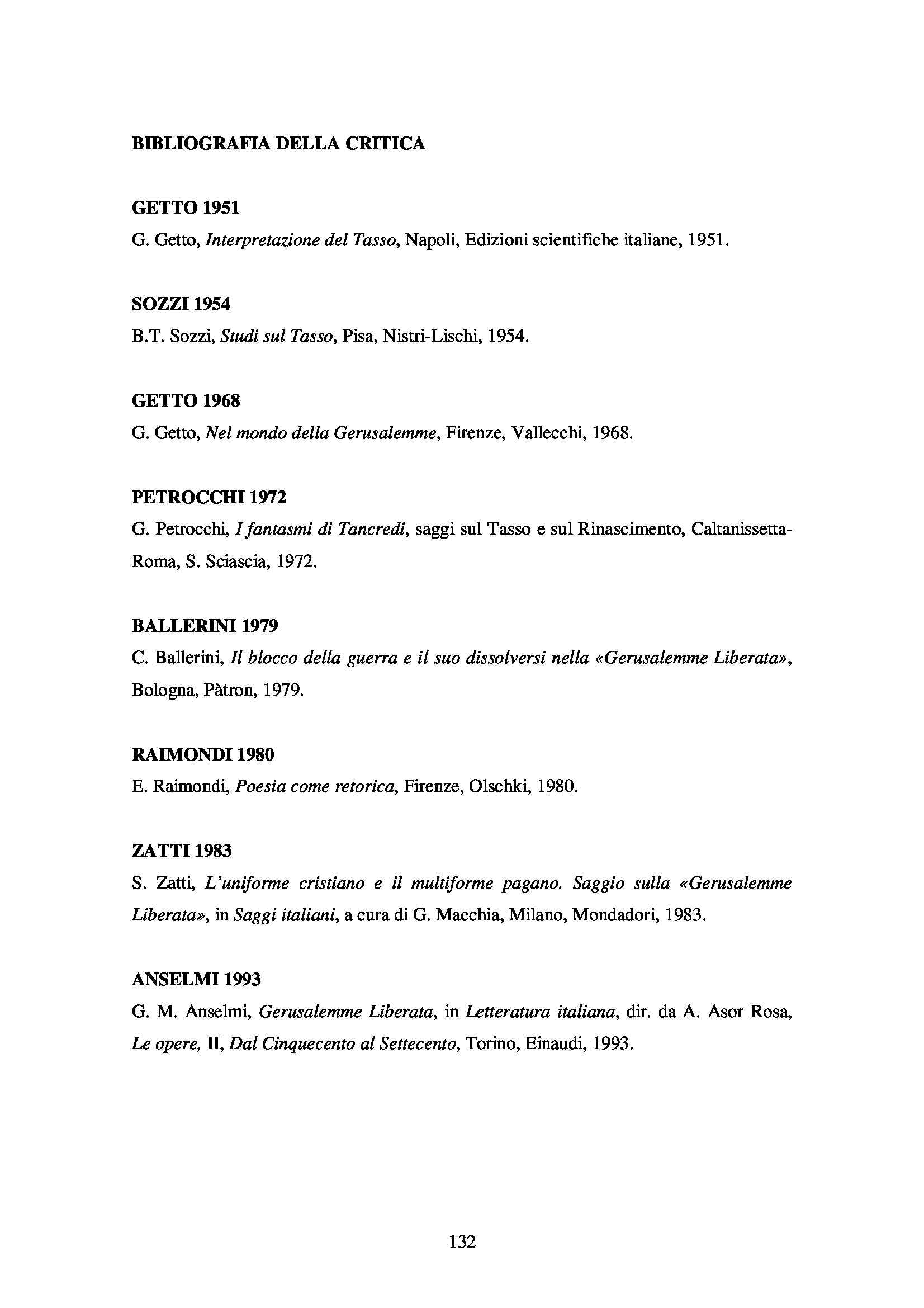 Tesi - Lo spettacolo della guerra nella Gerusalemme Liberata di Torquato Tasso Pag. 131