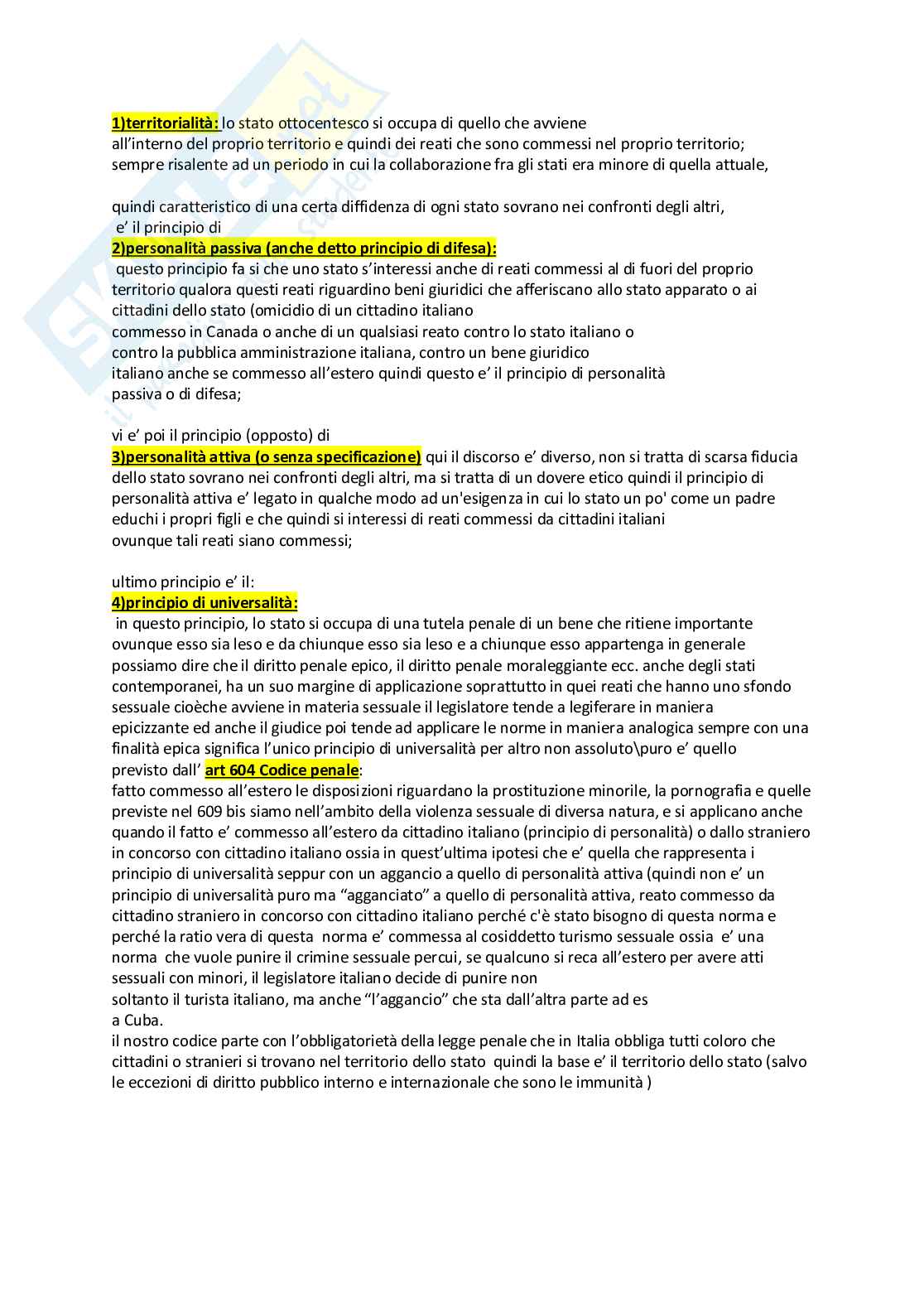 Diritto penale  Pag. 21