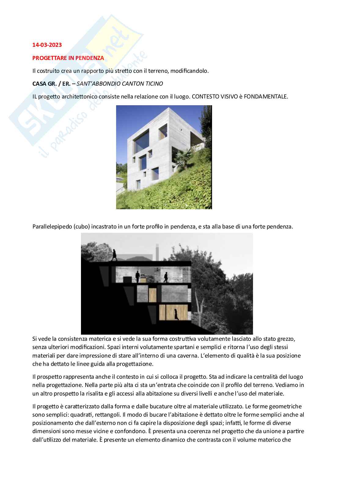 Esame orale di Architettura e composizione architettonica I Pag. 21