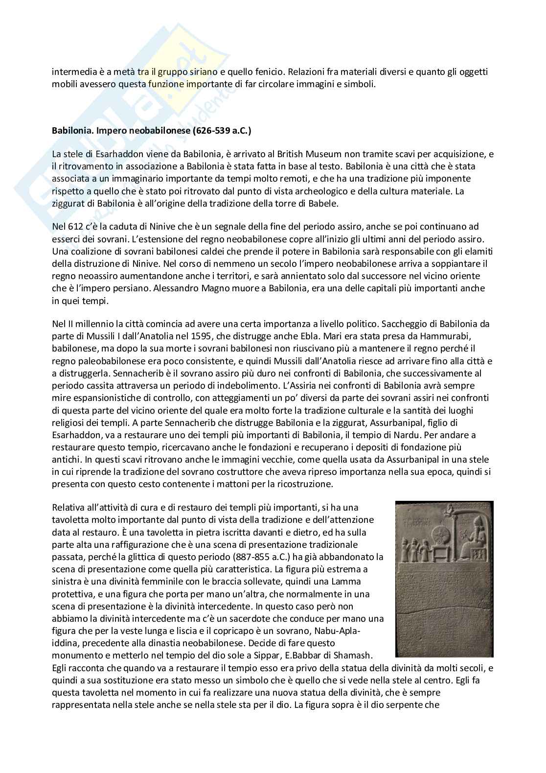 Appunti di Archeologia e storia dell'arte del Vicino Oriente antico - II parte Pag. 26