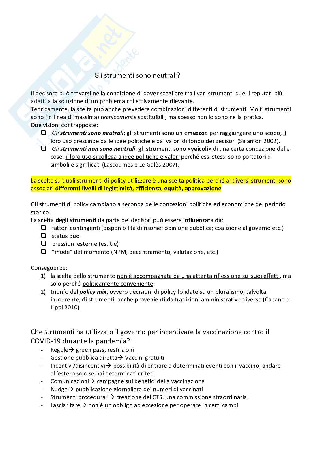 Appunti Analisi delle politiche pubbliche  Pag. 56