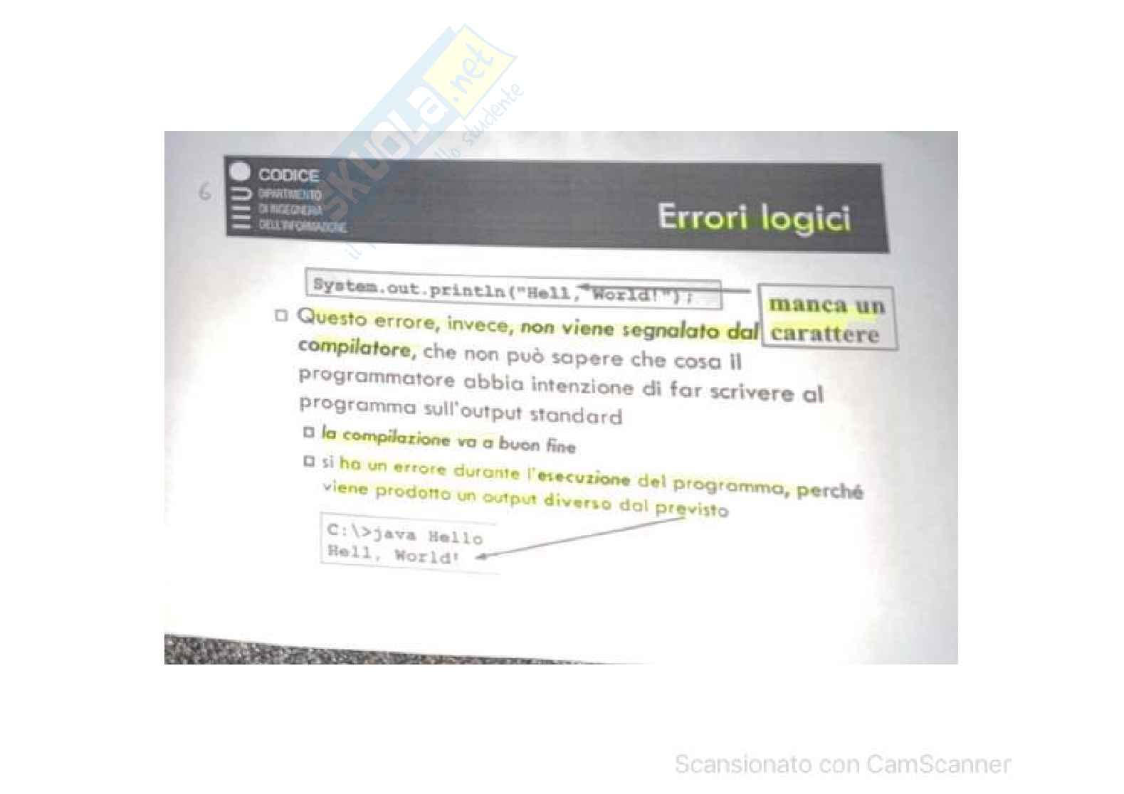 Metà appunti di Fondamenti di informatica Pag. 41