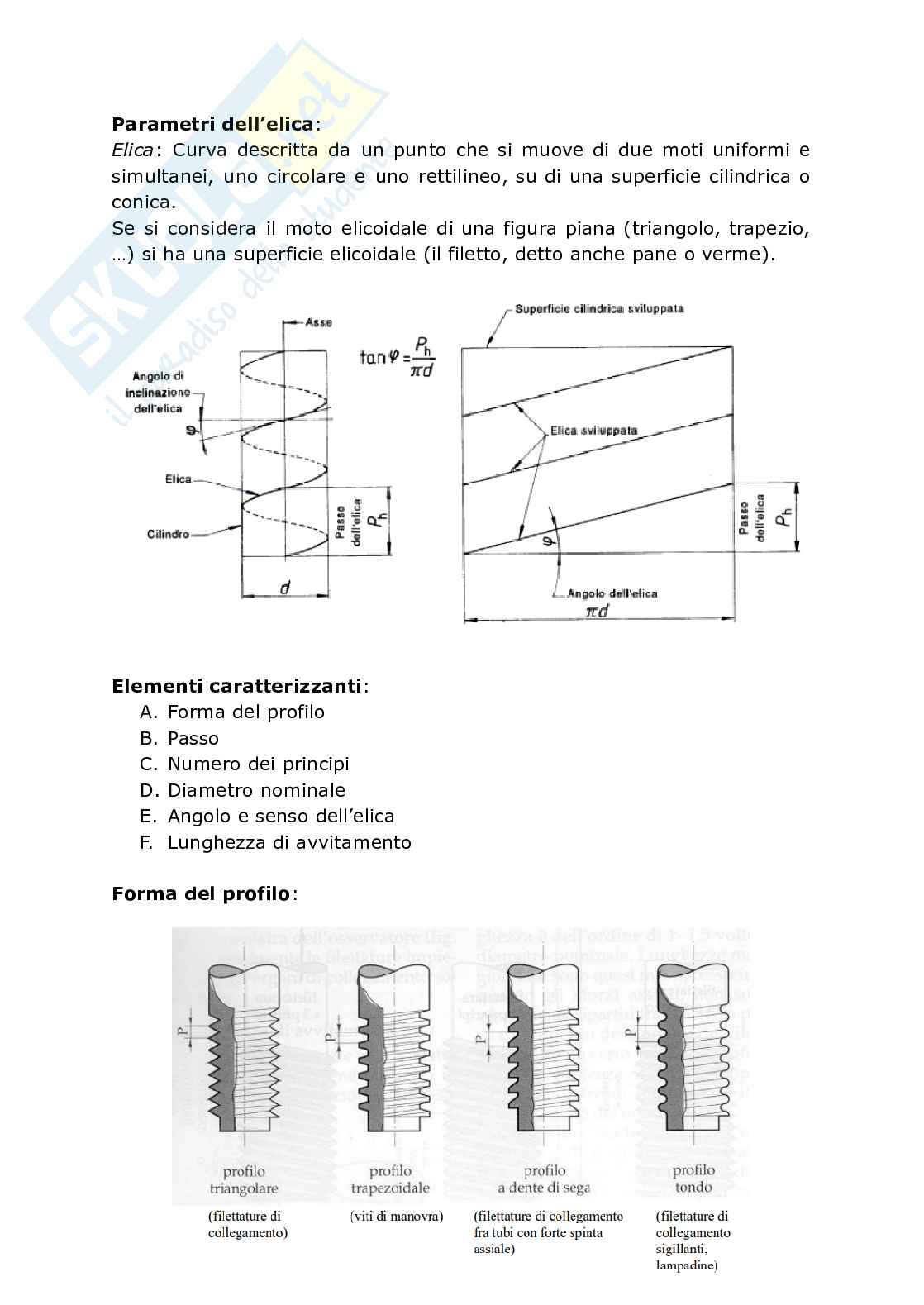 Lezione 7 - Organi filettati Pag. 2