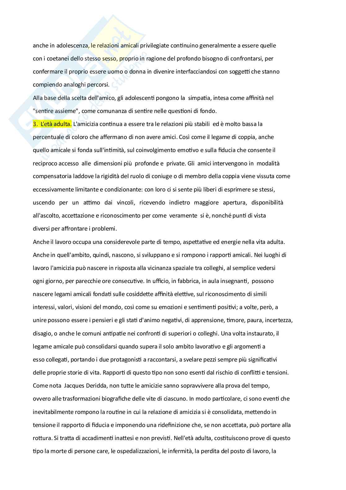 Riassunto esame Pedagogia generale e sociale , Prof. Iannone Anna, libro consigliato Il ciondolo spezzato , Zannoni  Pag. 16