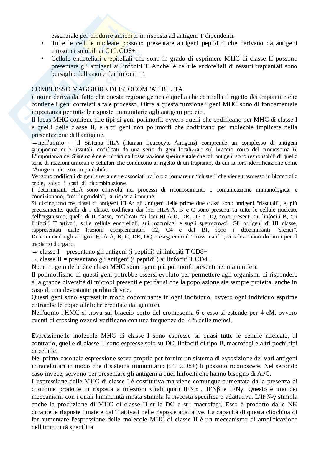 Immunologia e patologia - appunti Pag. 26