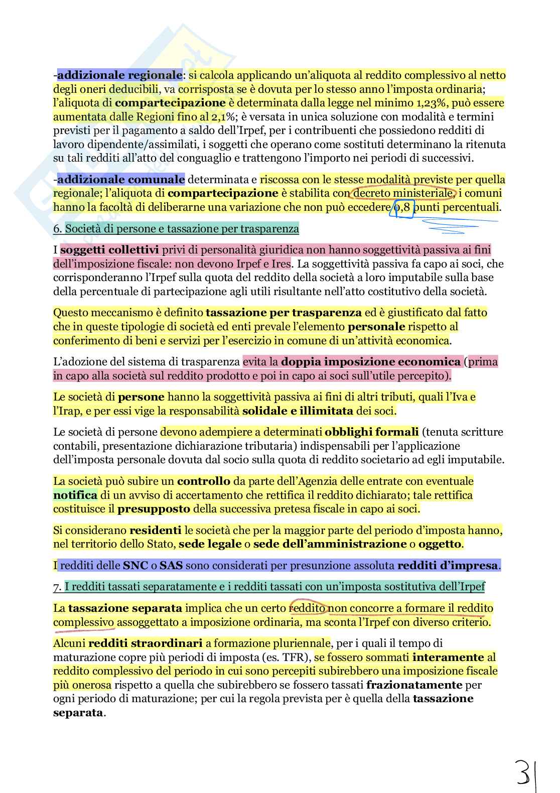 Esame Diritto tributario Pag. 31