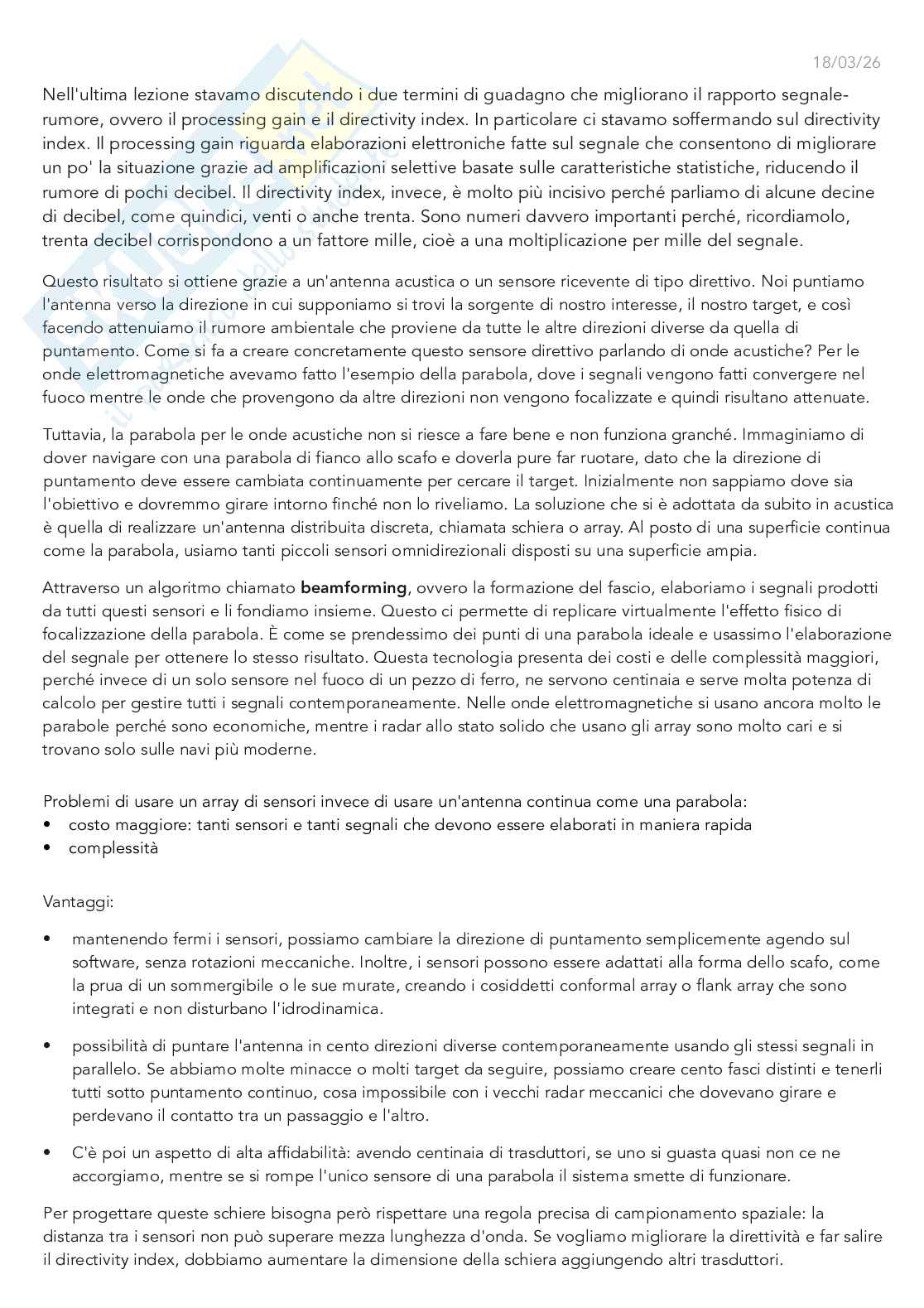 Appunti Emissione acustica ed elettromagnetica - Parte 1 Pag. 31
