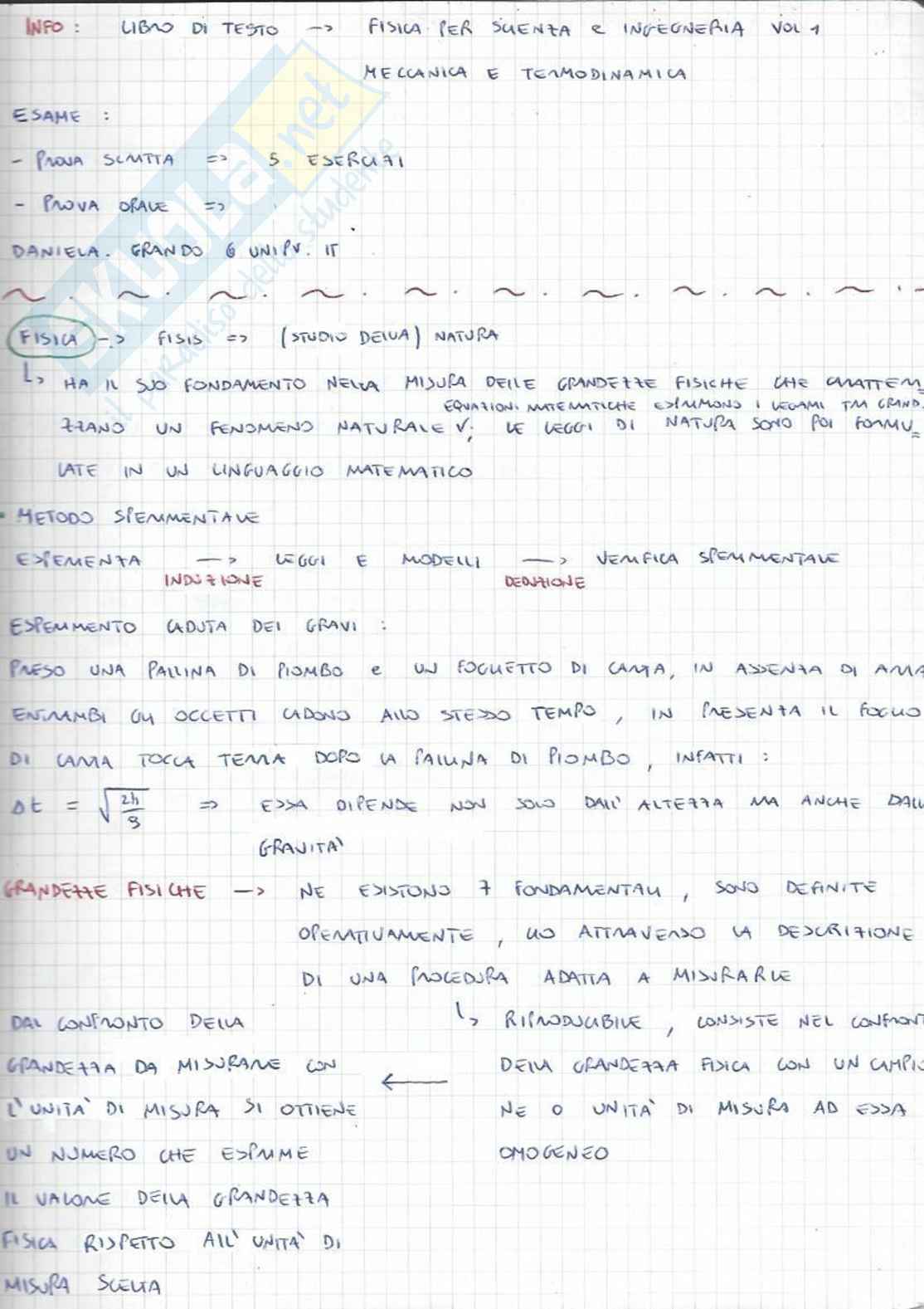 Fisica 1 - parte 2 Pag. 1