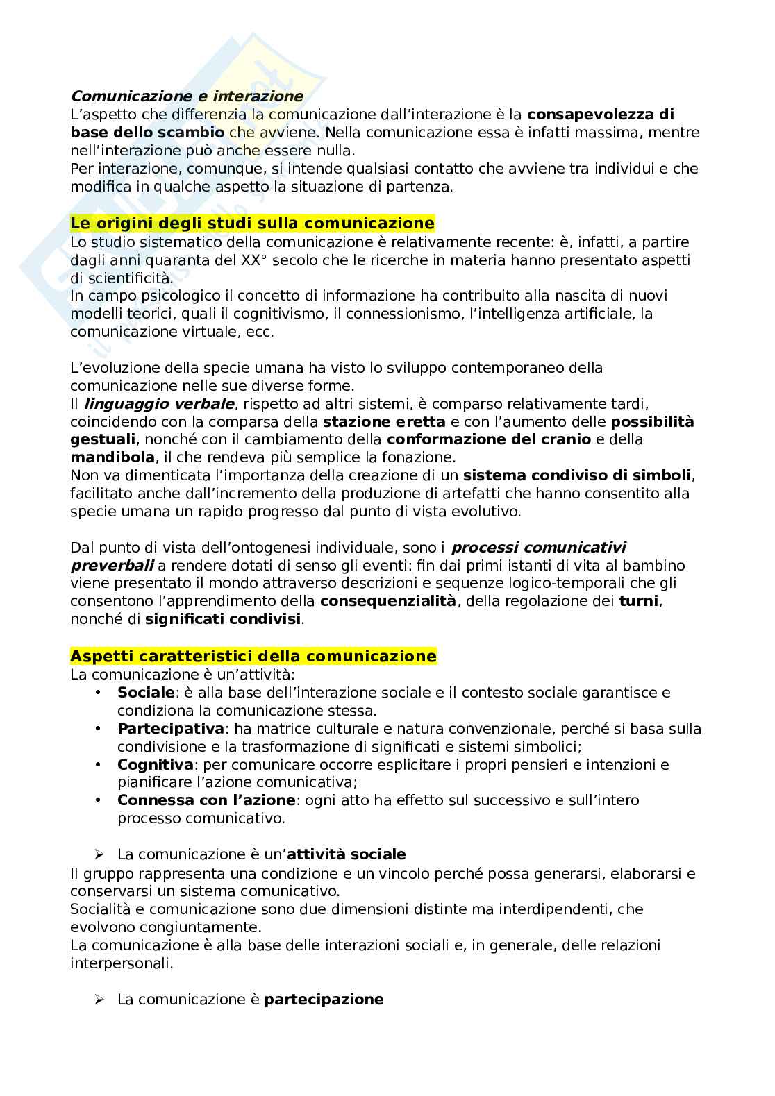 Psicologia della comunicazione Pag. 2