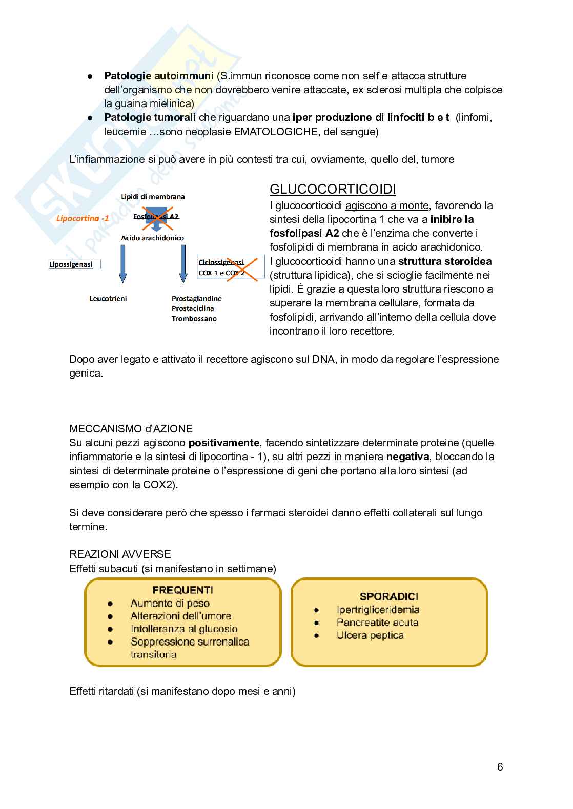 Farmaci antinfiammatori Pag. 6