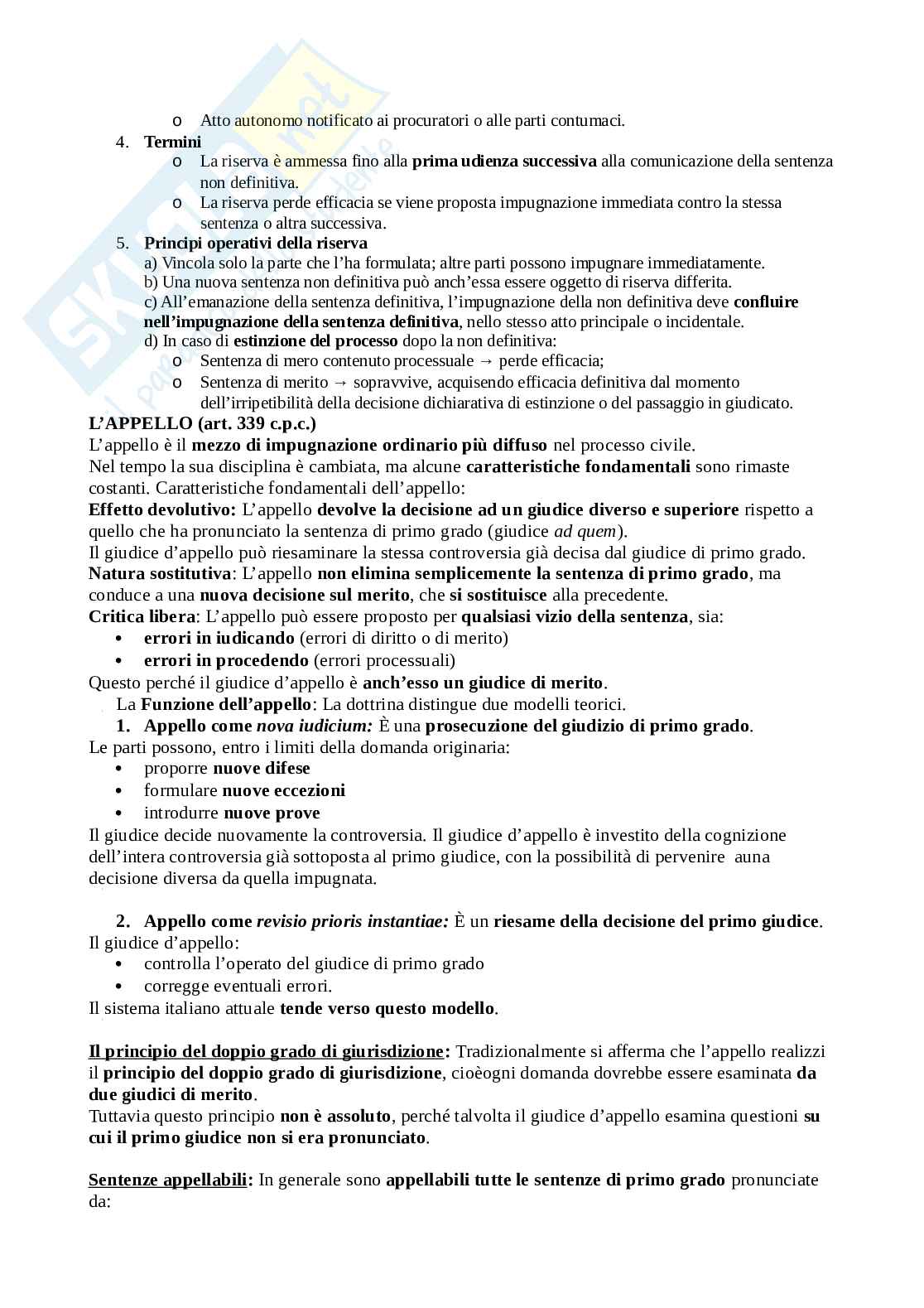 Rielaborazione del diritto processuale civile  Pag. 11