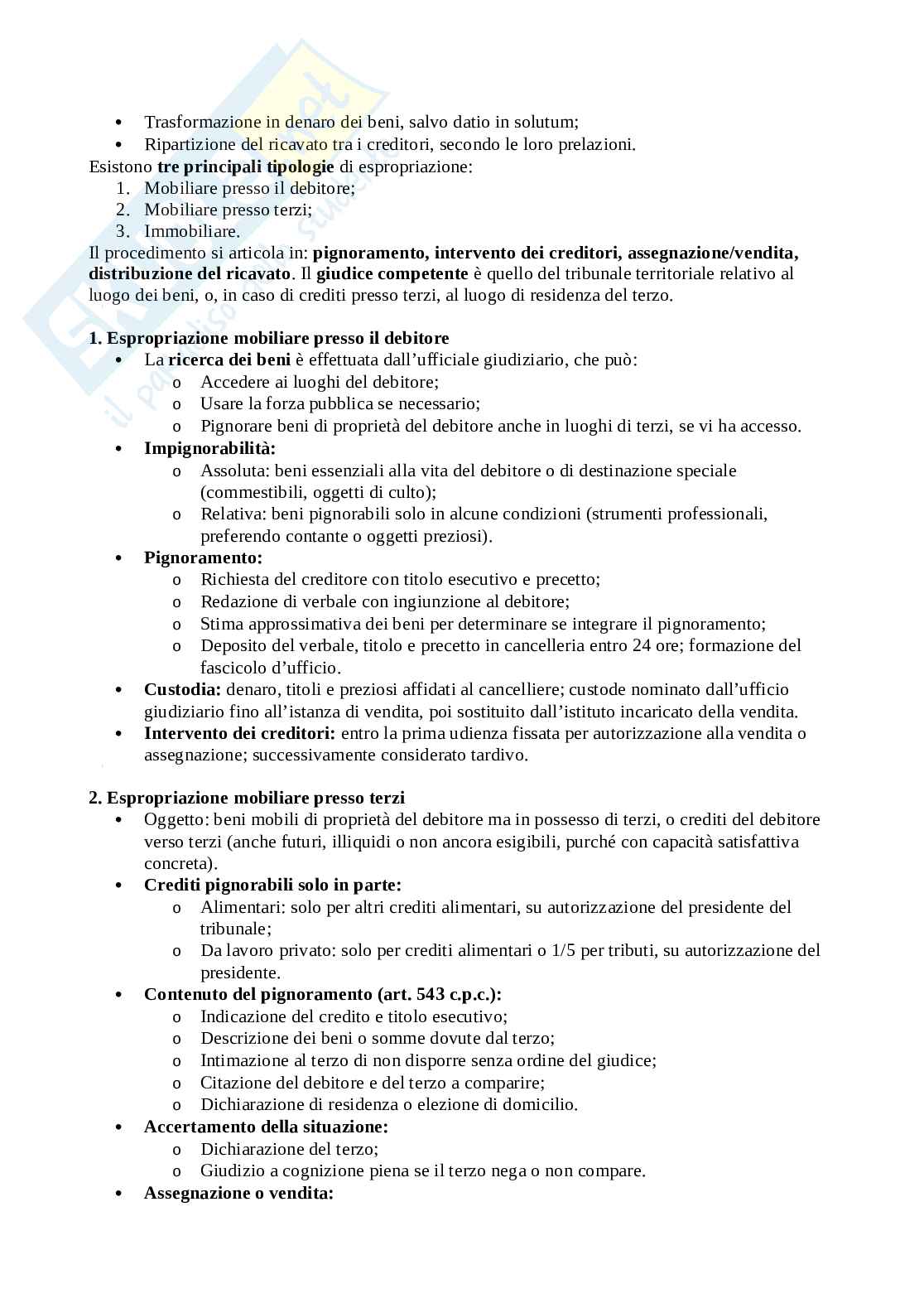 Rielaborazione del diritto processuale civile  Pag. 41