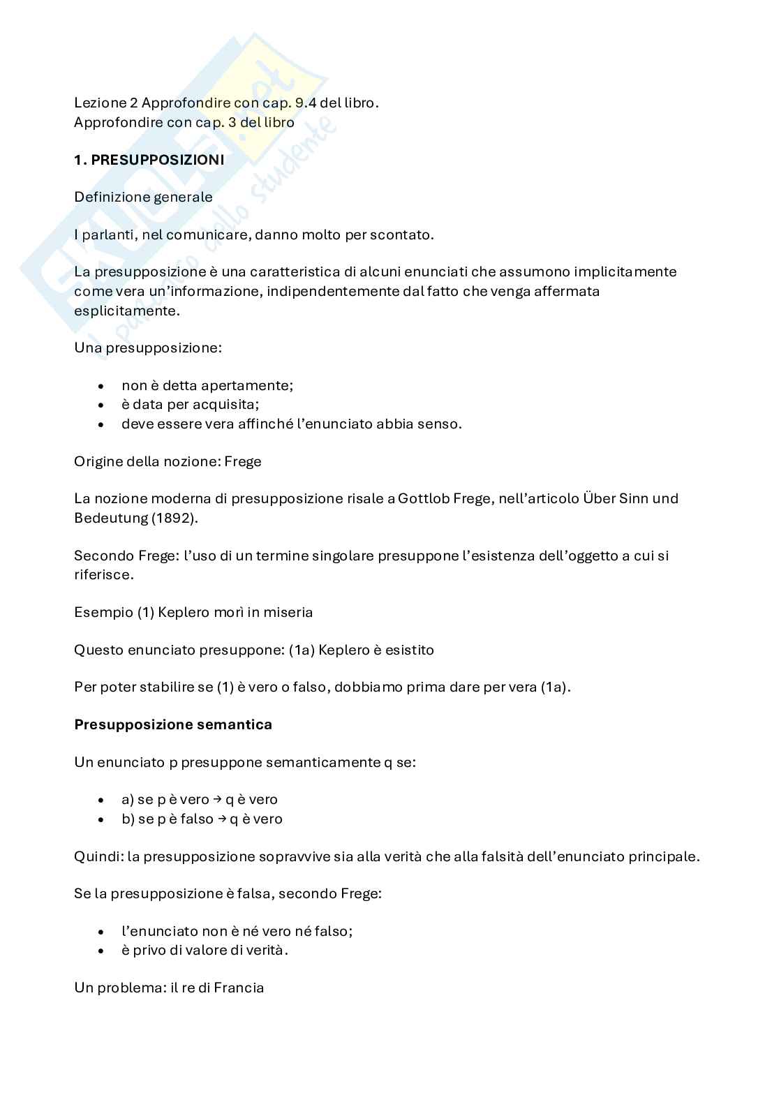 Appunti di Linguaggio e comunicazione - Parte di semantica Pag. 6