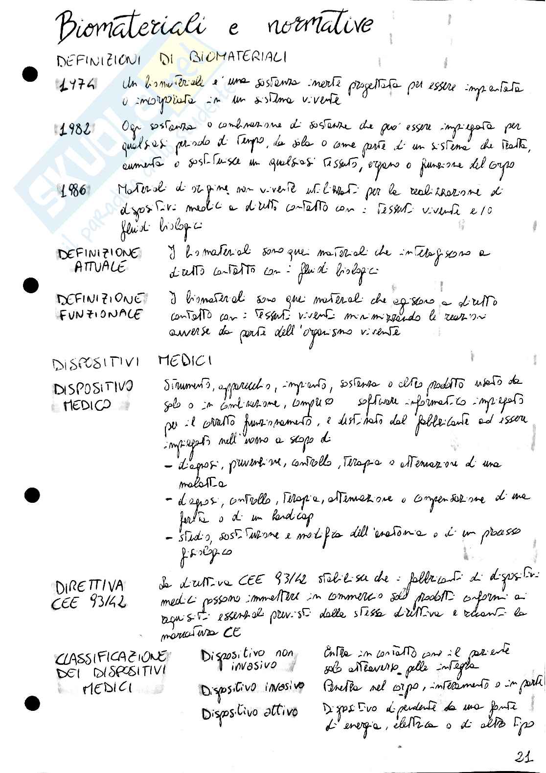 Biomateriali Pag. 21
