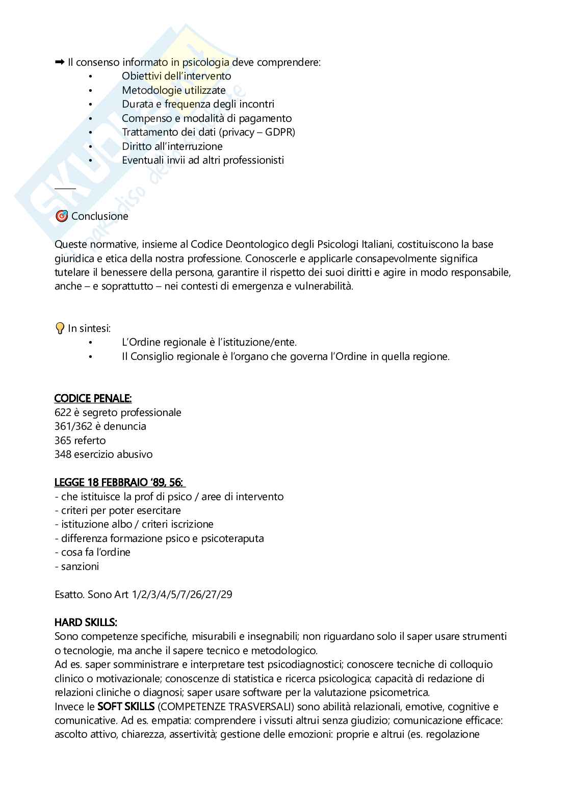 Domande Esame di Stato Psicologia Pag. 2