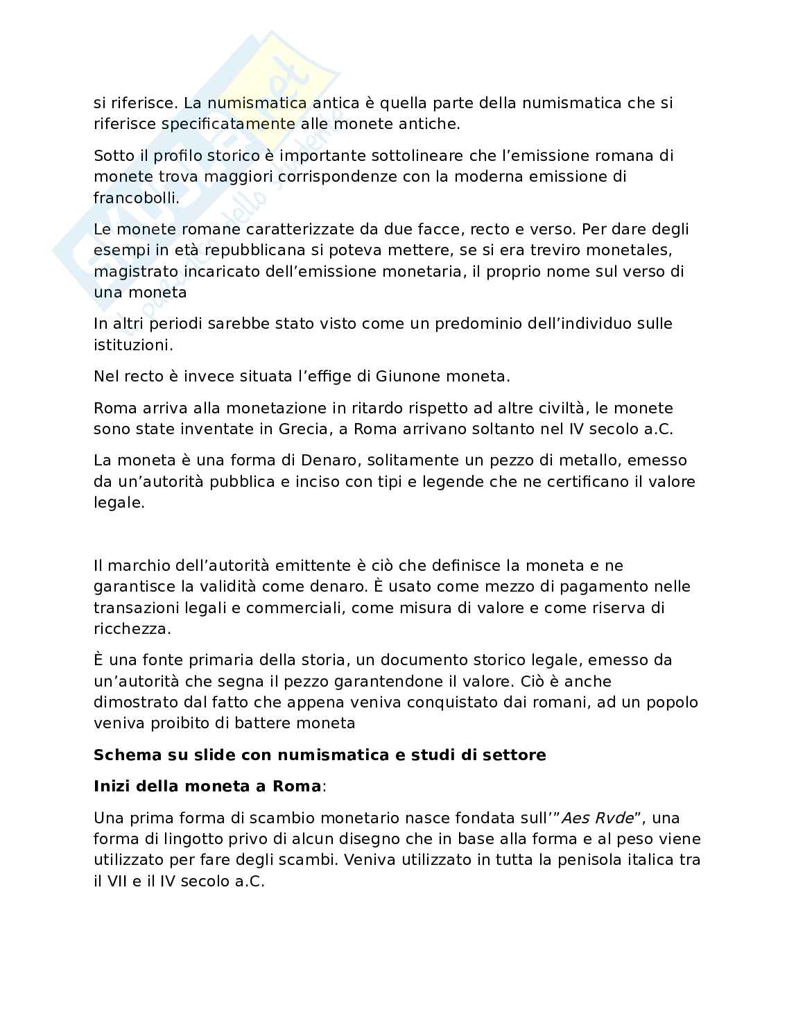 Storia romana - Introduzione e fonti  Pag. 11