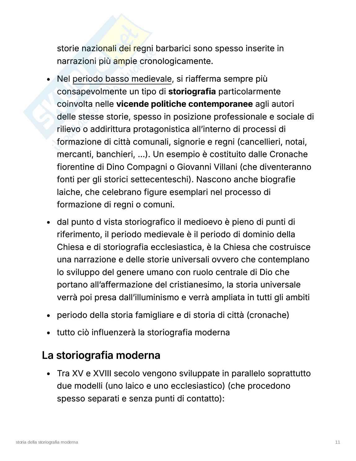 Storia della storiografia Pag. 11