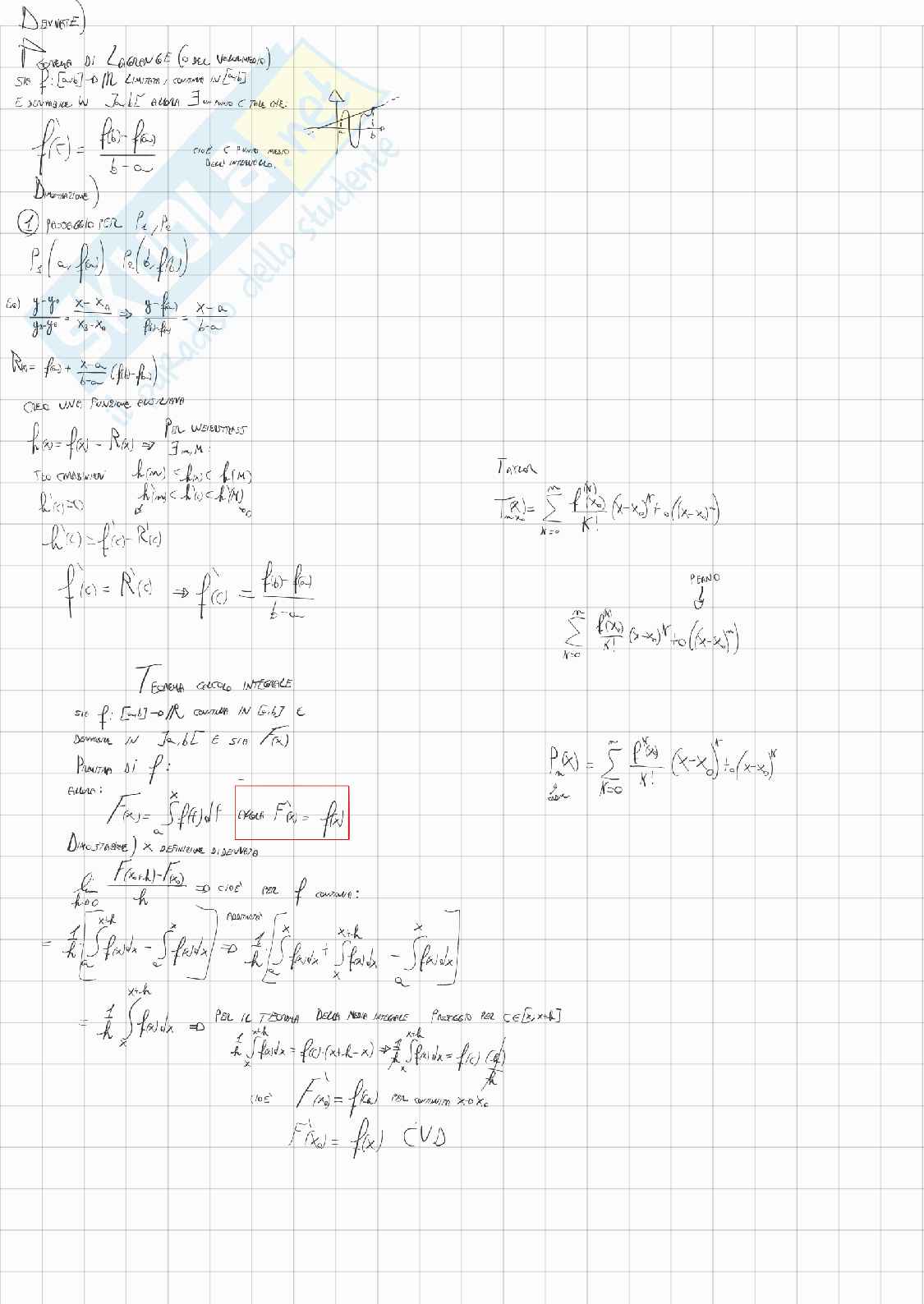 Domande orali di Analisi 1 di gennaio 2026 con risposte dagli interrogati  Pag. 1