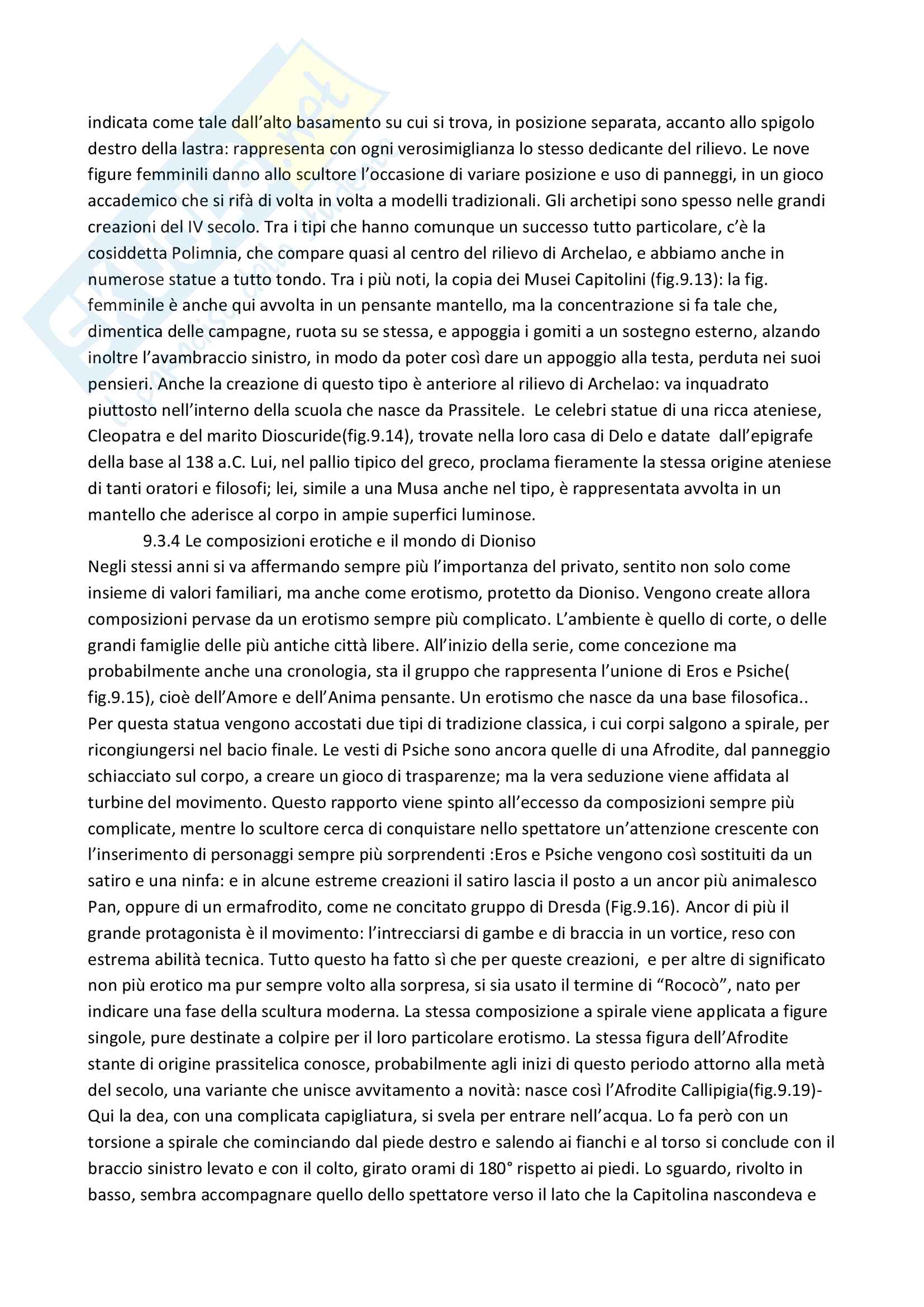 Riassunto Arte Greca Pag. 111