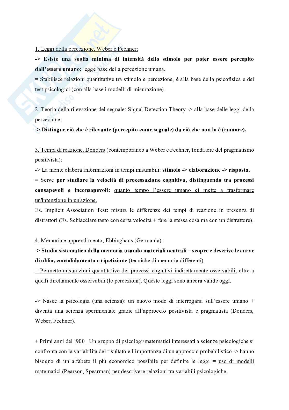 Metodologia della ricerca psicologica  Pag. 2