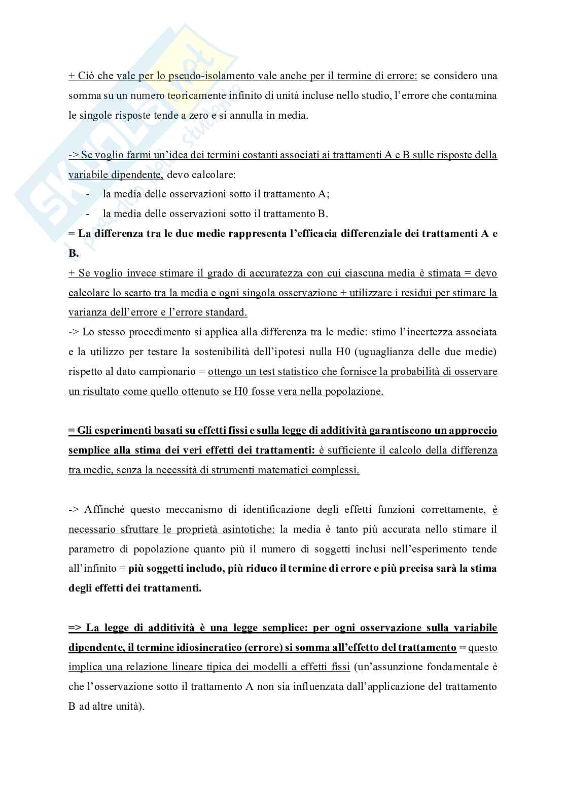 Metodologia della ricerca psicologica  Pag. 71