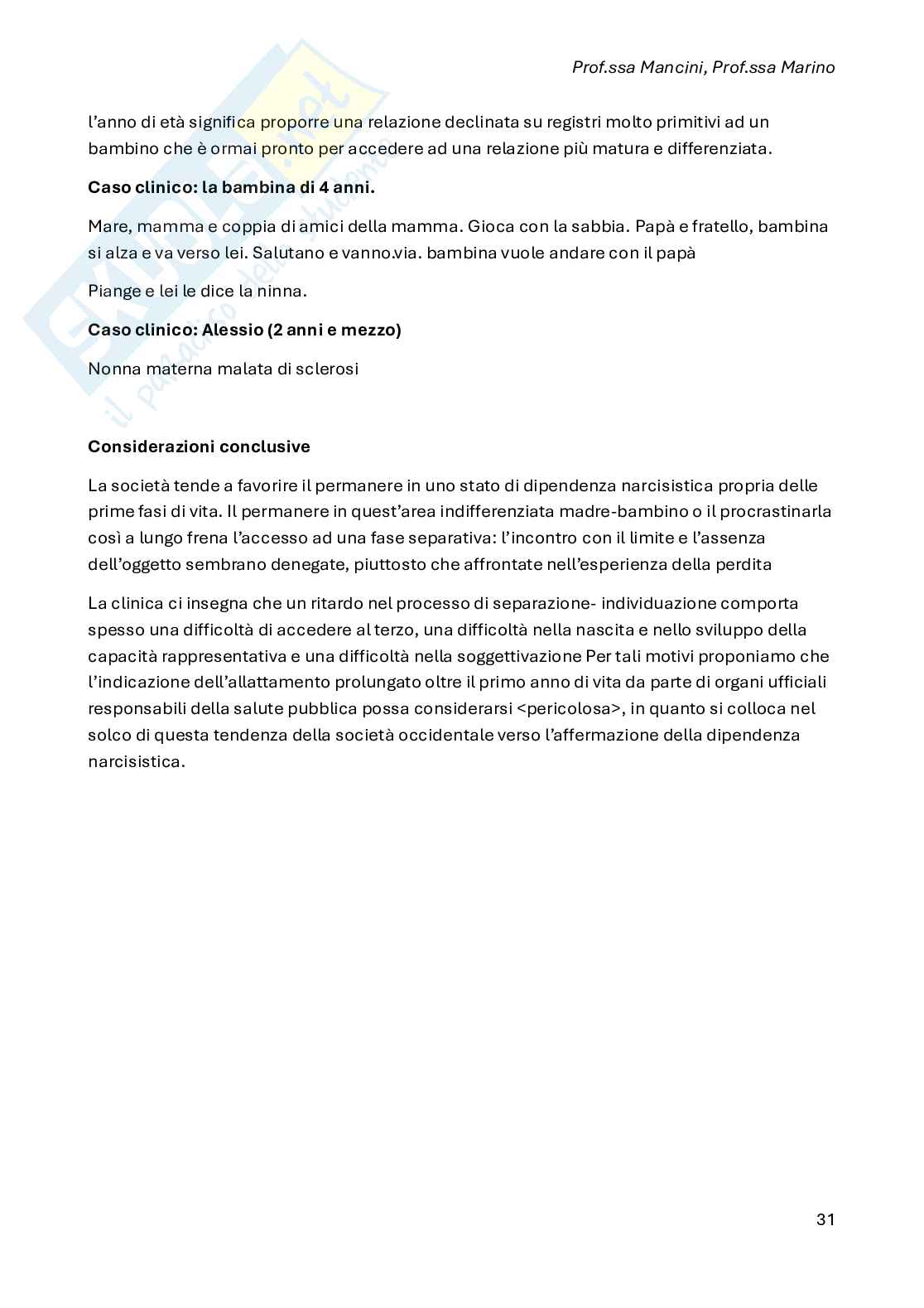 Appunti di Psicologia dinamica applicata Pag. 31