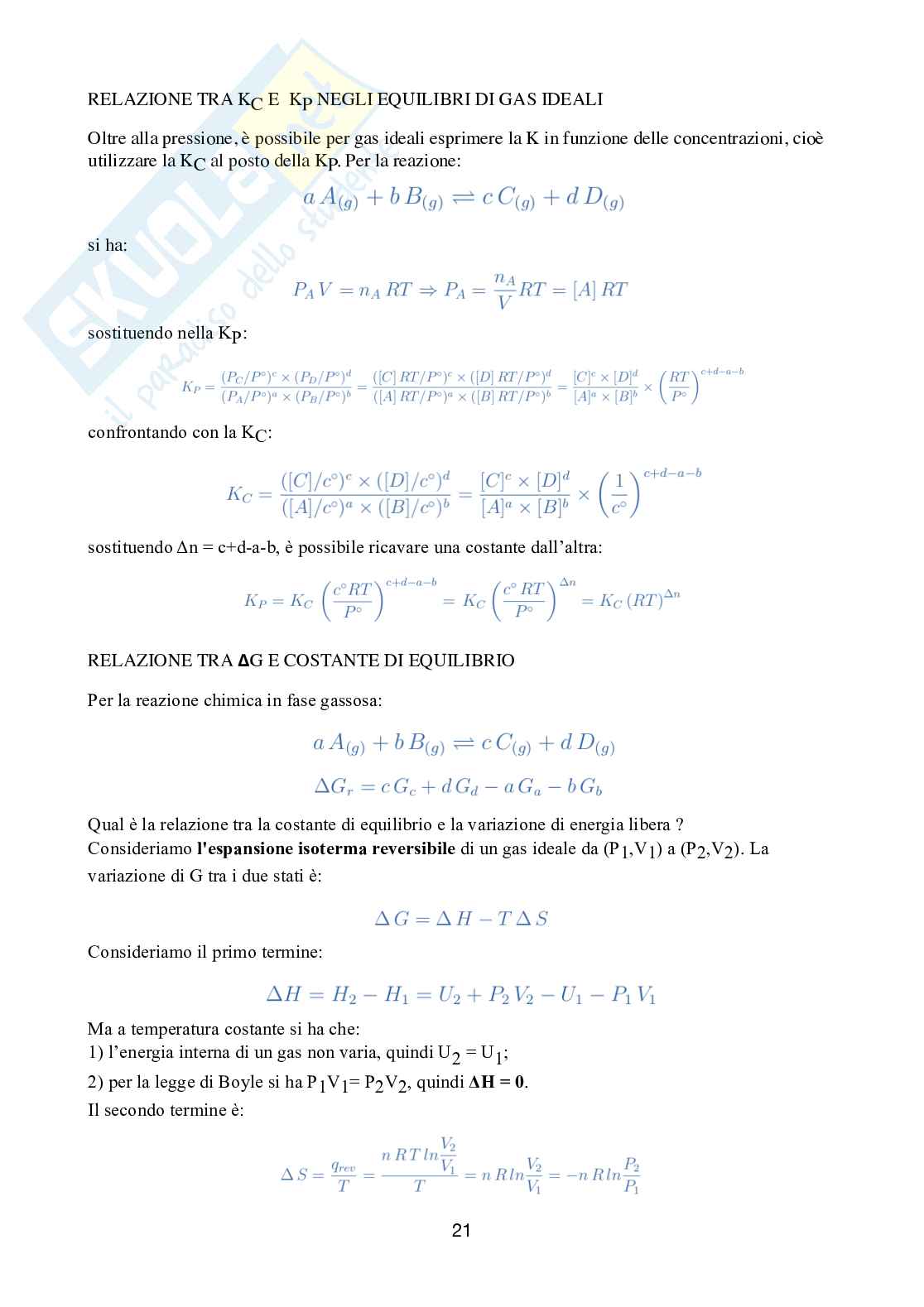 Appunti parte 4 Fondamenti di chimica Pag. 21