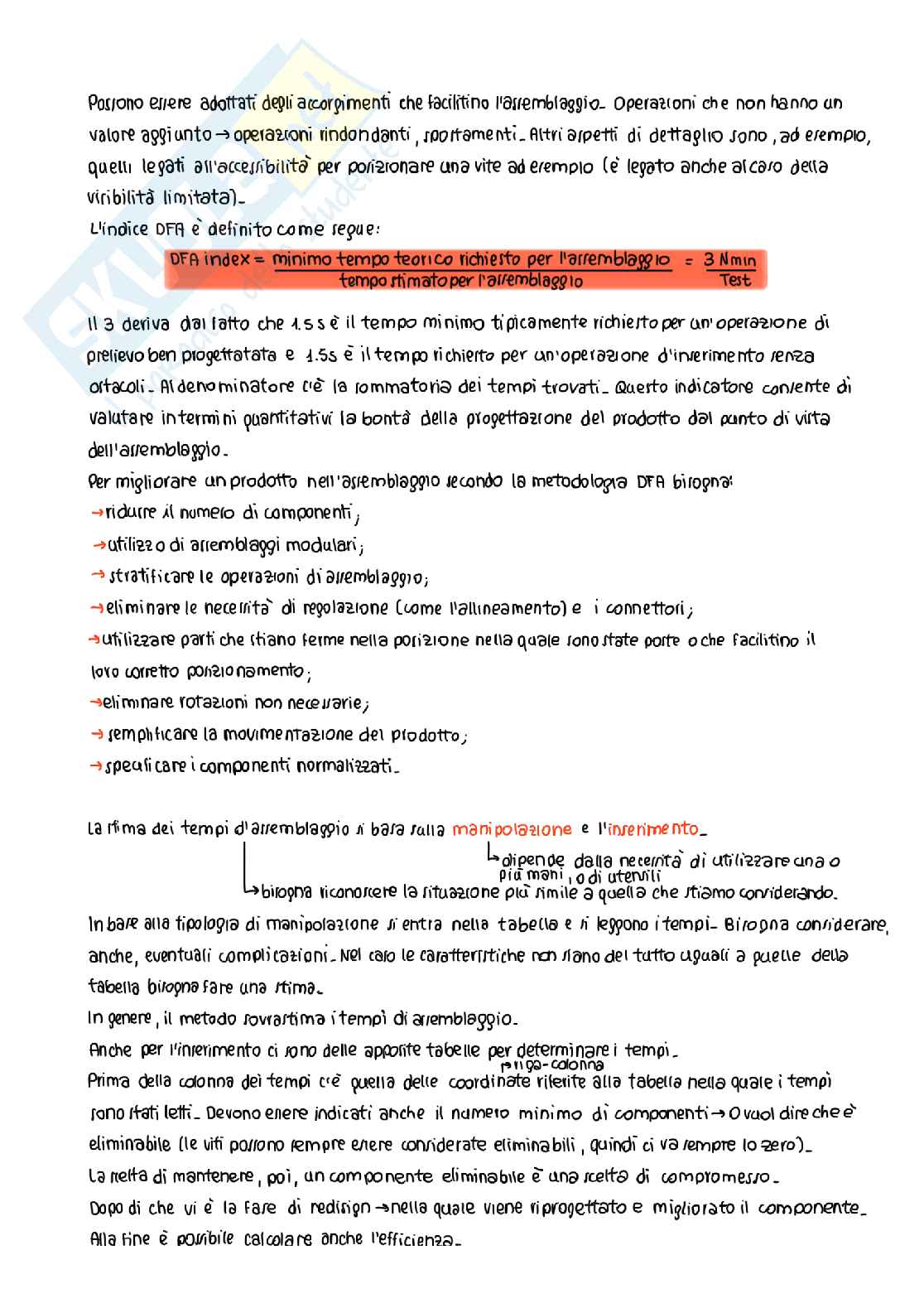 Prima parte degli appunti del corso di Digital Manufacturing  Pag. 6