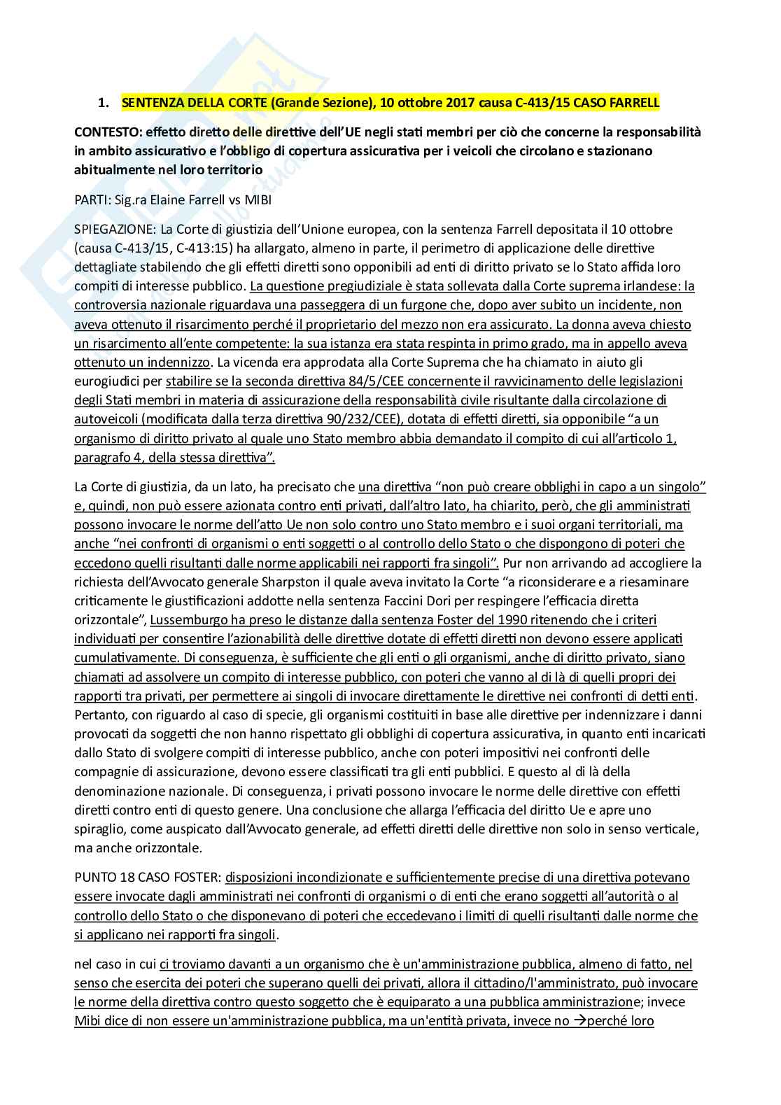 Sentenze Pag. 1