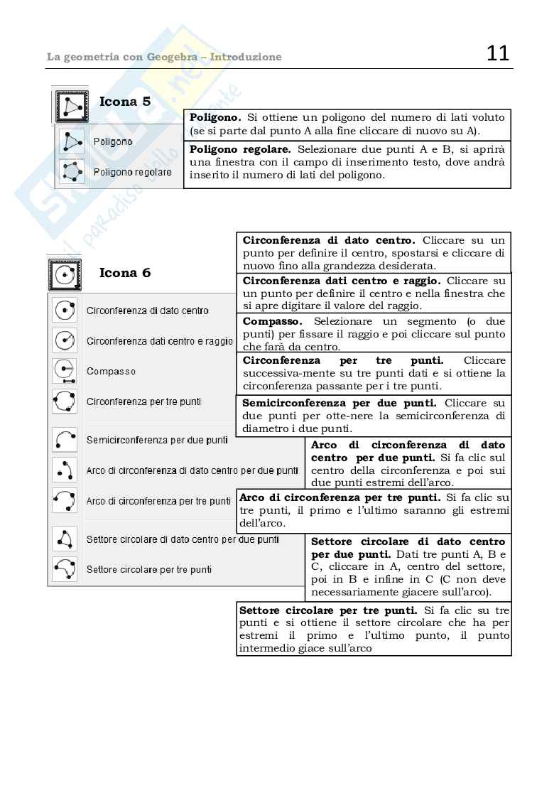 La geometria con Geogebra (ebook) Pag. 11