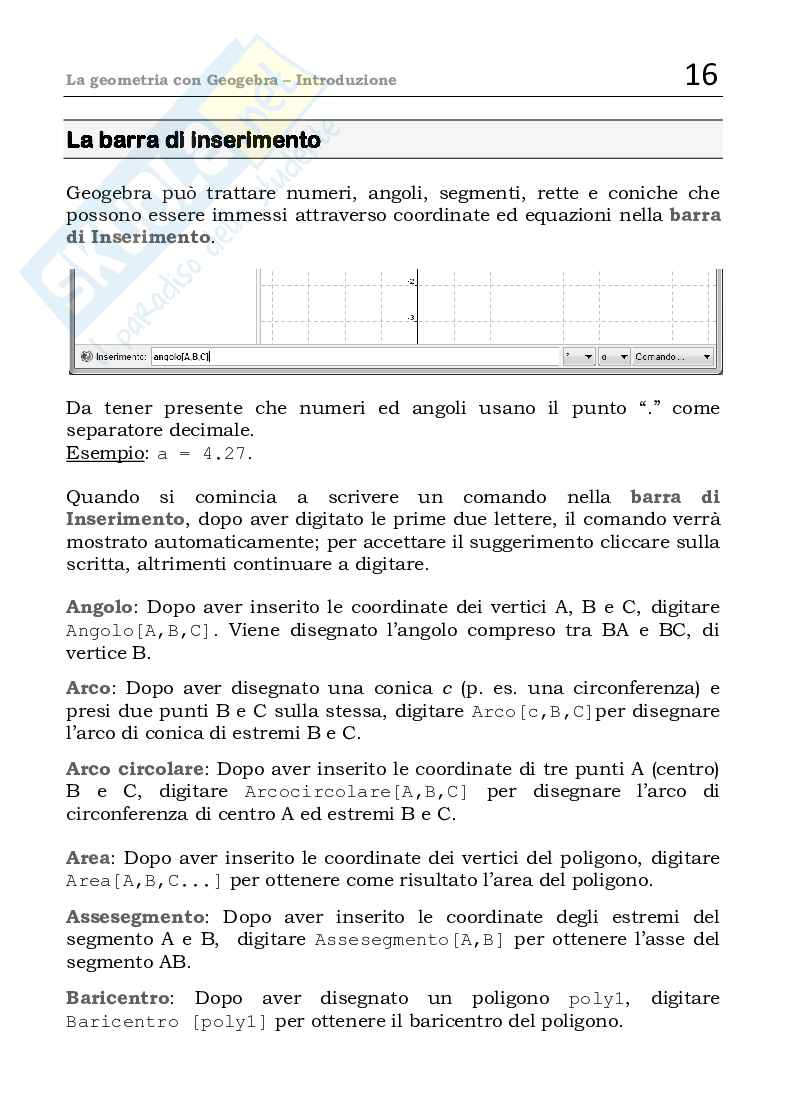 La geometria con Geogebra (ebook) Pag. 16