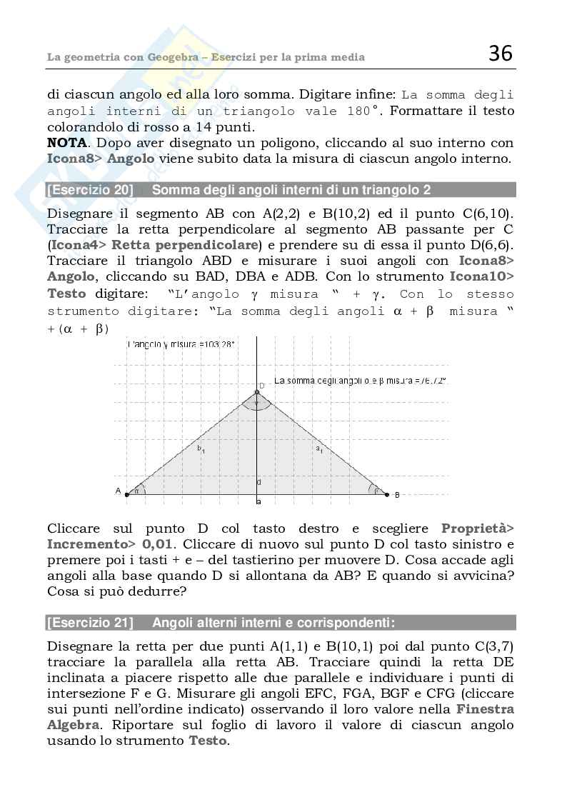 La geometria con Geogebra (ebook) Pag. 36