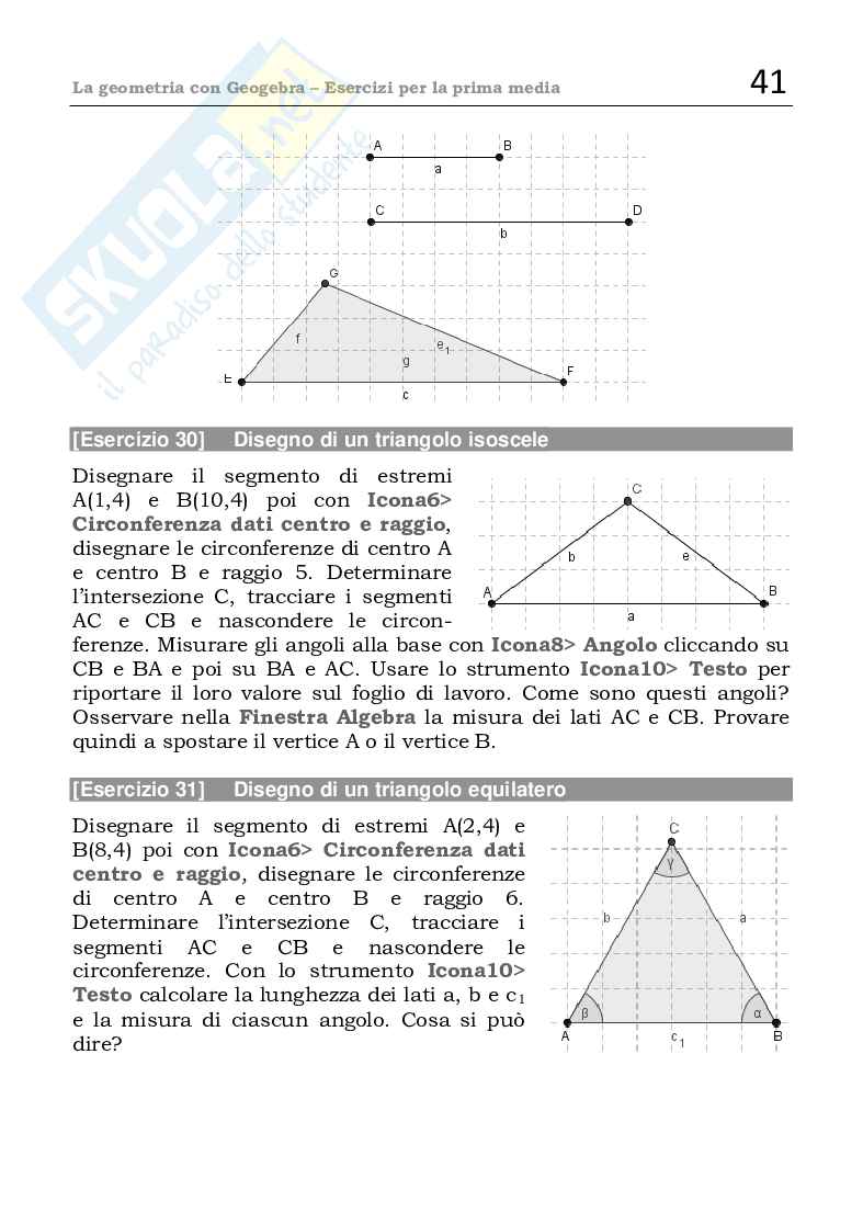 La geometria con Geogebra (ebook) Pag. 41