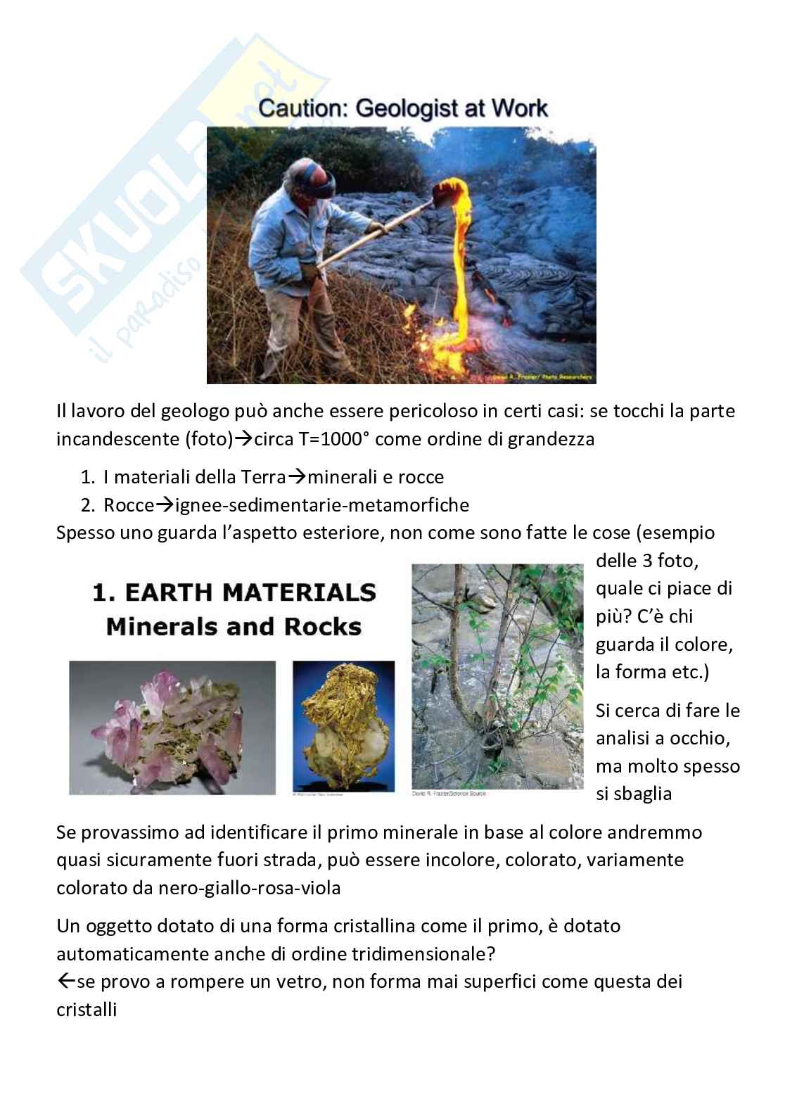 Lezioni Mineralogia ambientale Pag. 16