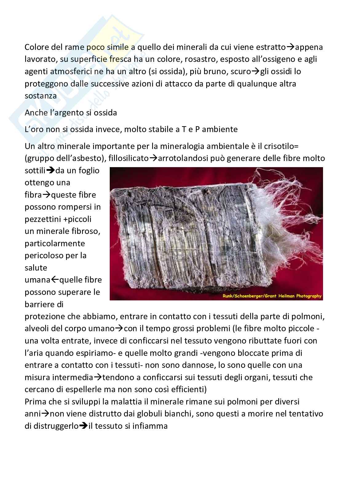 Lezioni Mineralogia ambientale Pag. 31